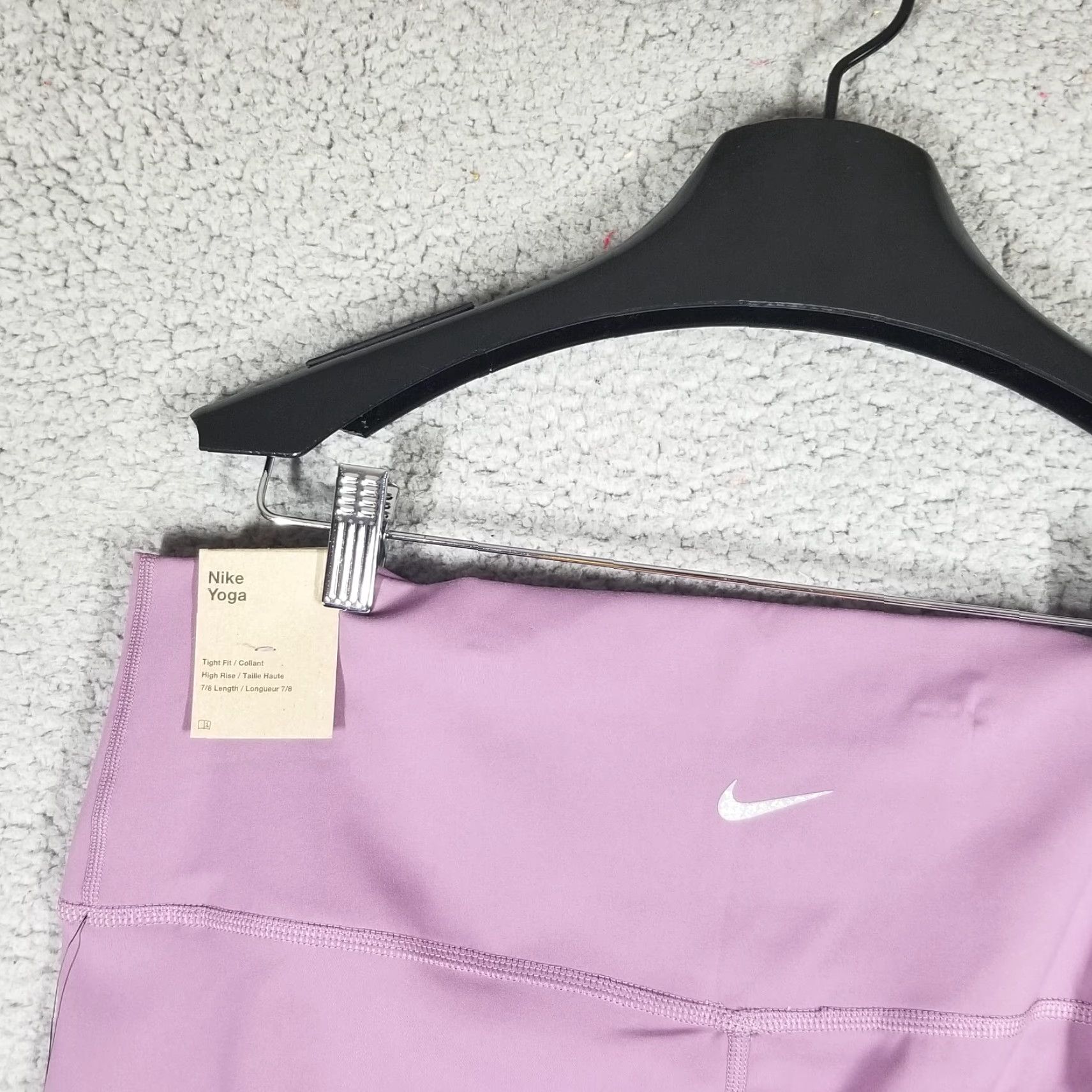 Nike Nike Women’s Purple Yoga High-Waisted 7/8 Legging DM7023-536 Size XXL NWT Size 40" / US 18 - 7 Thumbnail