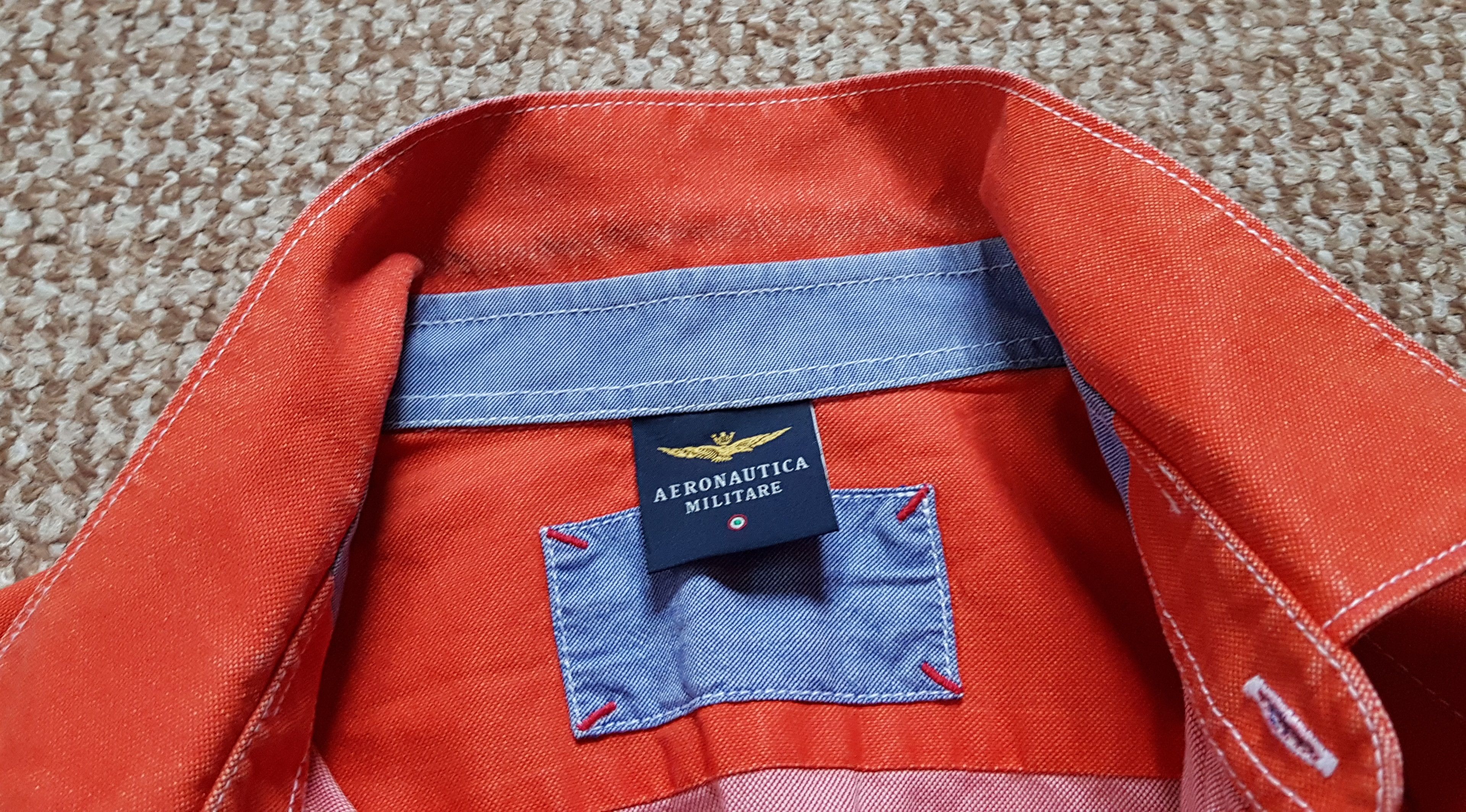 Aeronautica Militare Aeronautica Militare Orange Shirt sz M Size US M / EU 48-50 / 2 - 8 Thumbnail