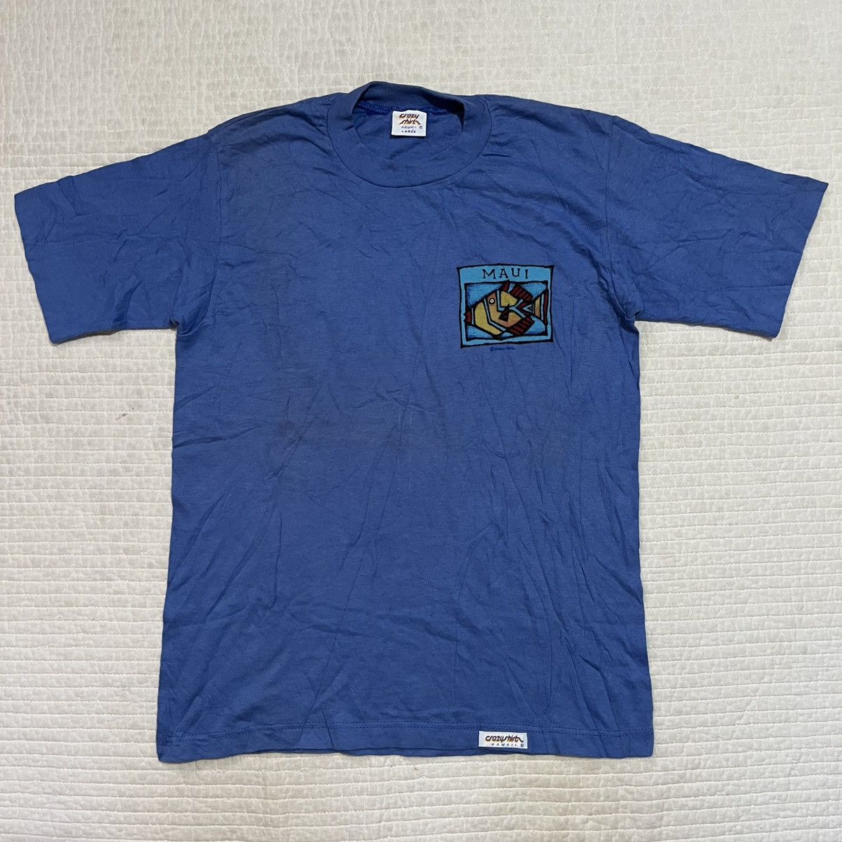 VINTAGE 80’s CRAZY SHIRT HAWAII MAUI TEE