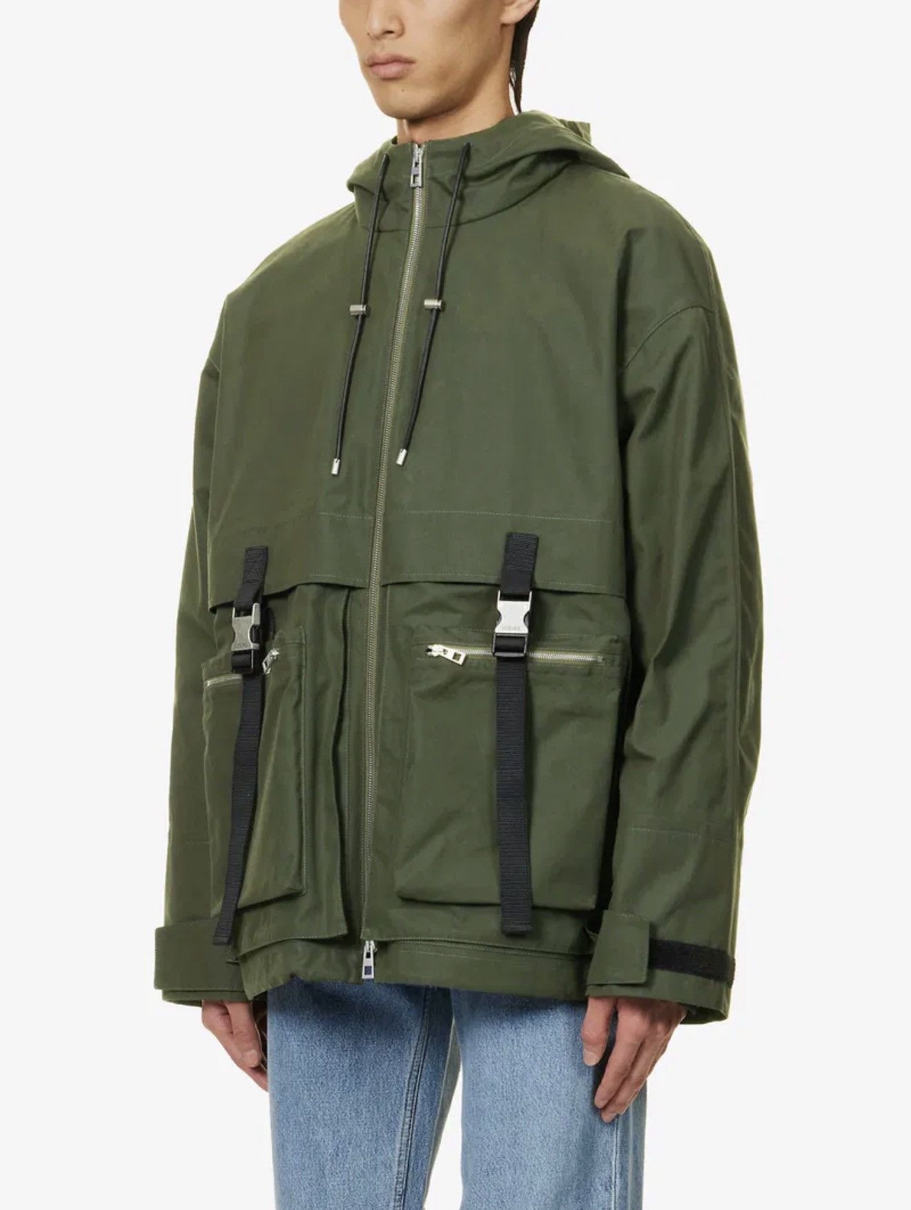 Loewe Loewe Adjustable-Buckled Padded-Liner Cotton Jacket Size US M / EU 48-50 / 2 - 1 Thumbnail