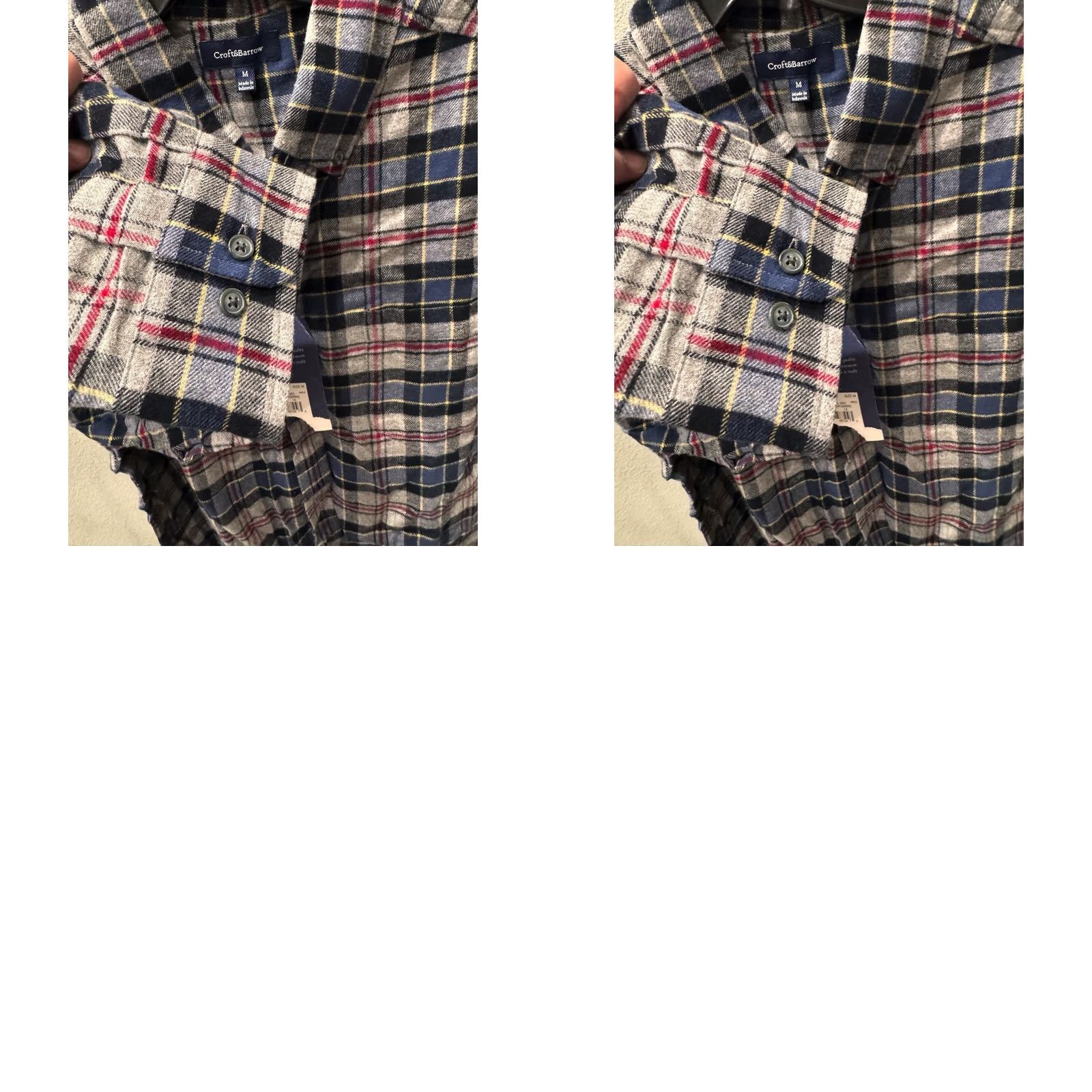 Croft & Barrow Croft & Barrow LONG SLEEVE SHIRT M Mens Sharp 15.5 x 34/35 m Size US M / EU 48-50 / 2 - 8 Thumbnail