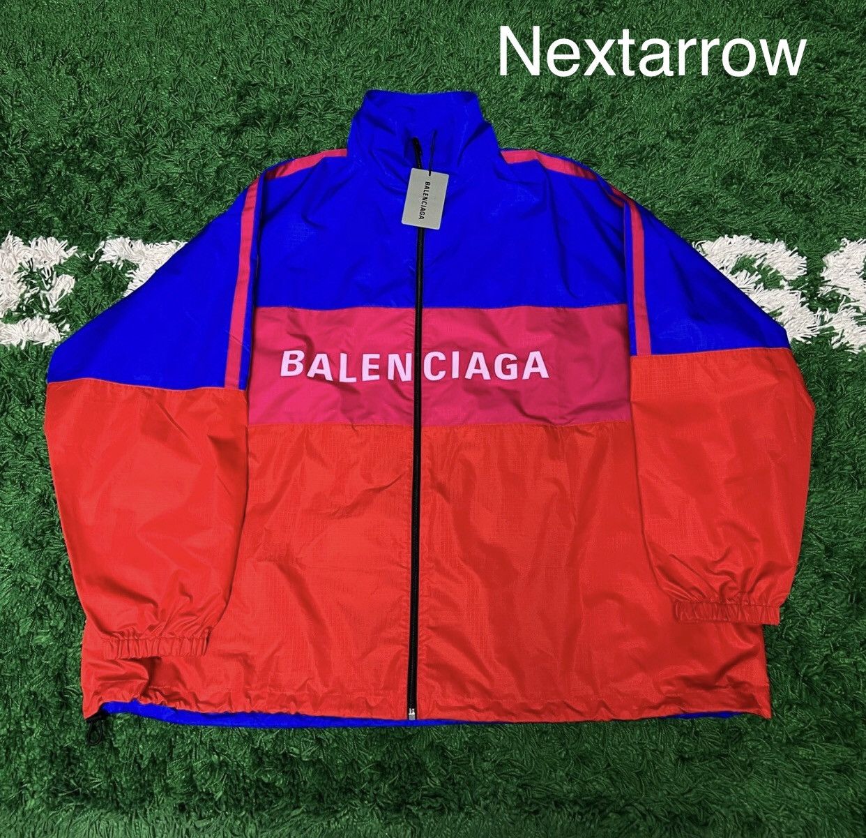 Balenciaga Balenciaga red and blue spliced assault suit2412-Nextarrow Size US S / EU 44-46 / 1 - 1 Thumbnail