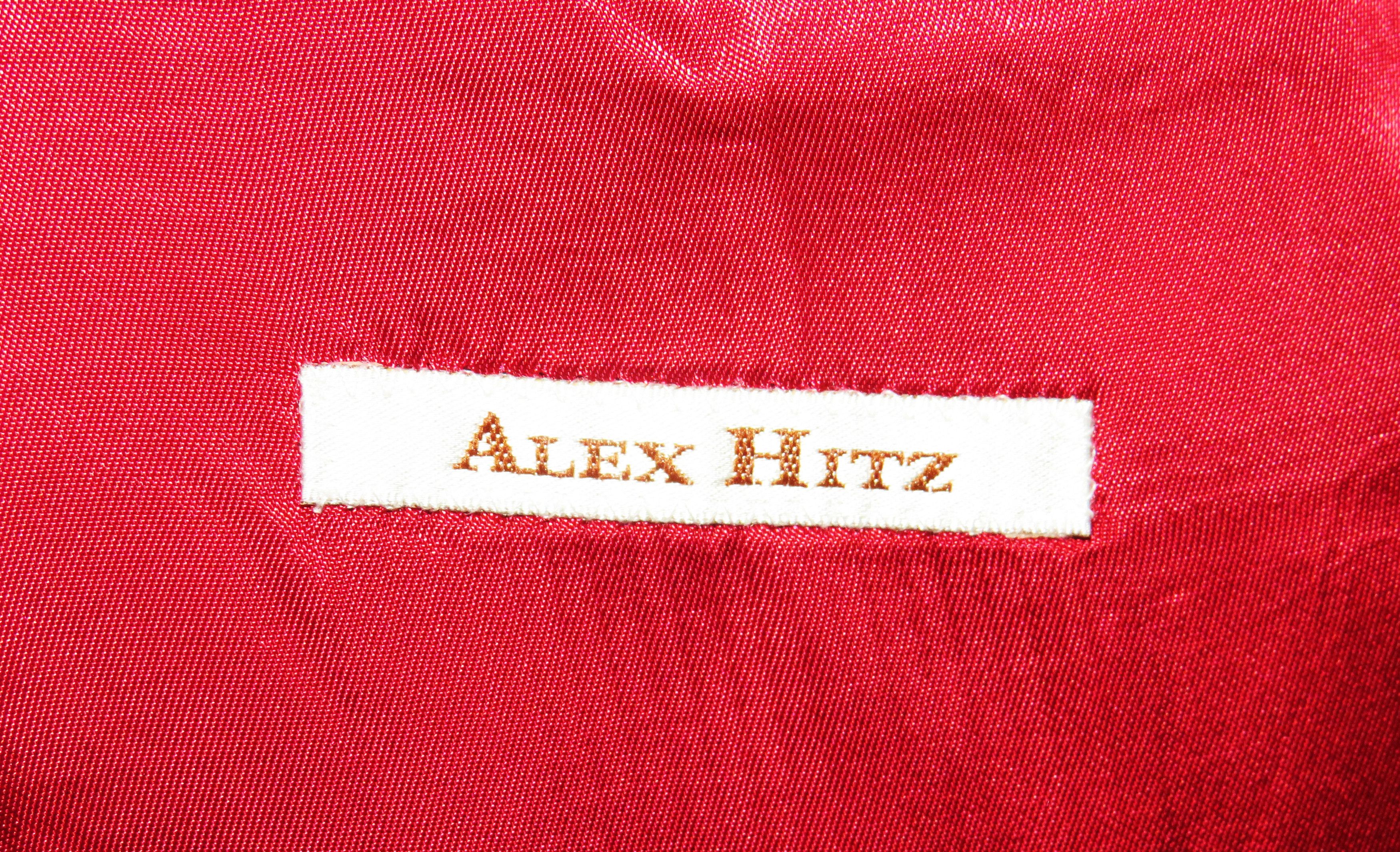 Other Alex Hitz Blue Gold Button Double Breasted Blazer 40S Size 40S - 12 Thumbnail