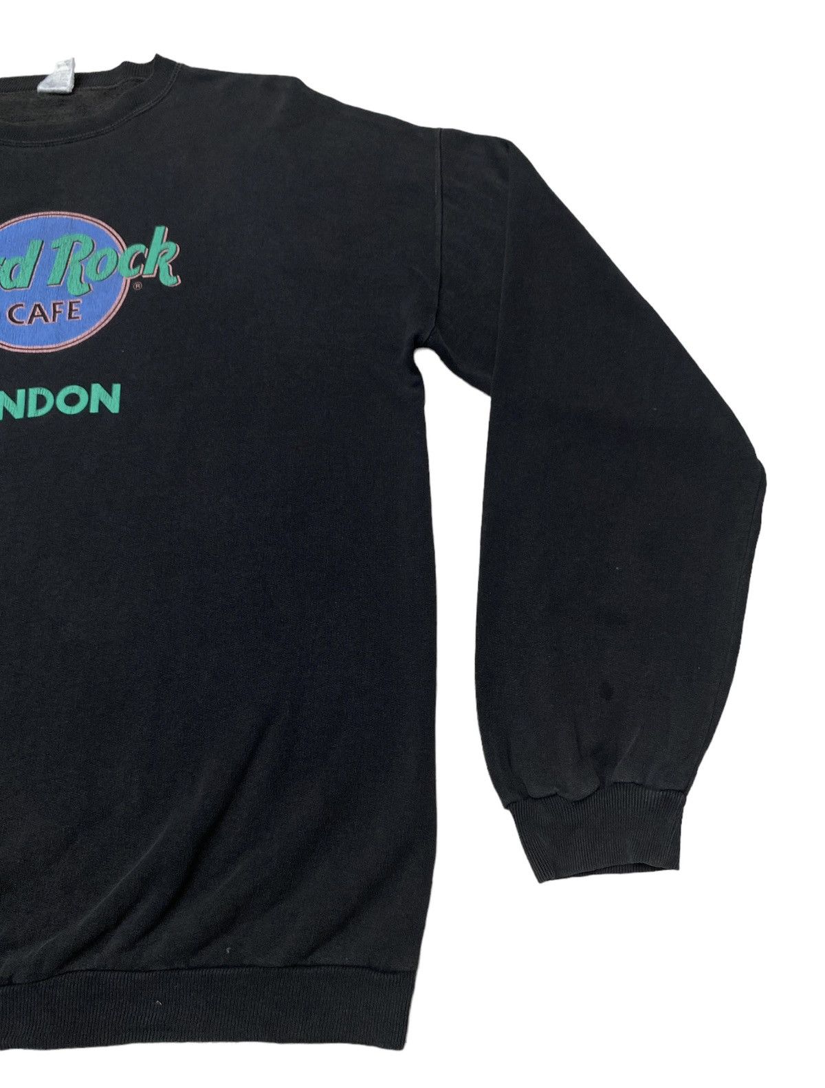 Hard Rock Cafe × Vintage Vintage Brand Hard Rock Cafe London Sweatshirt 1990s Size US L / EU 52-54 / 3 - 4 Thumbnail