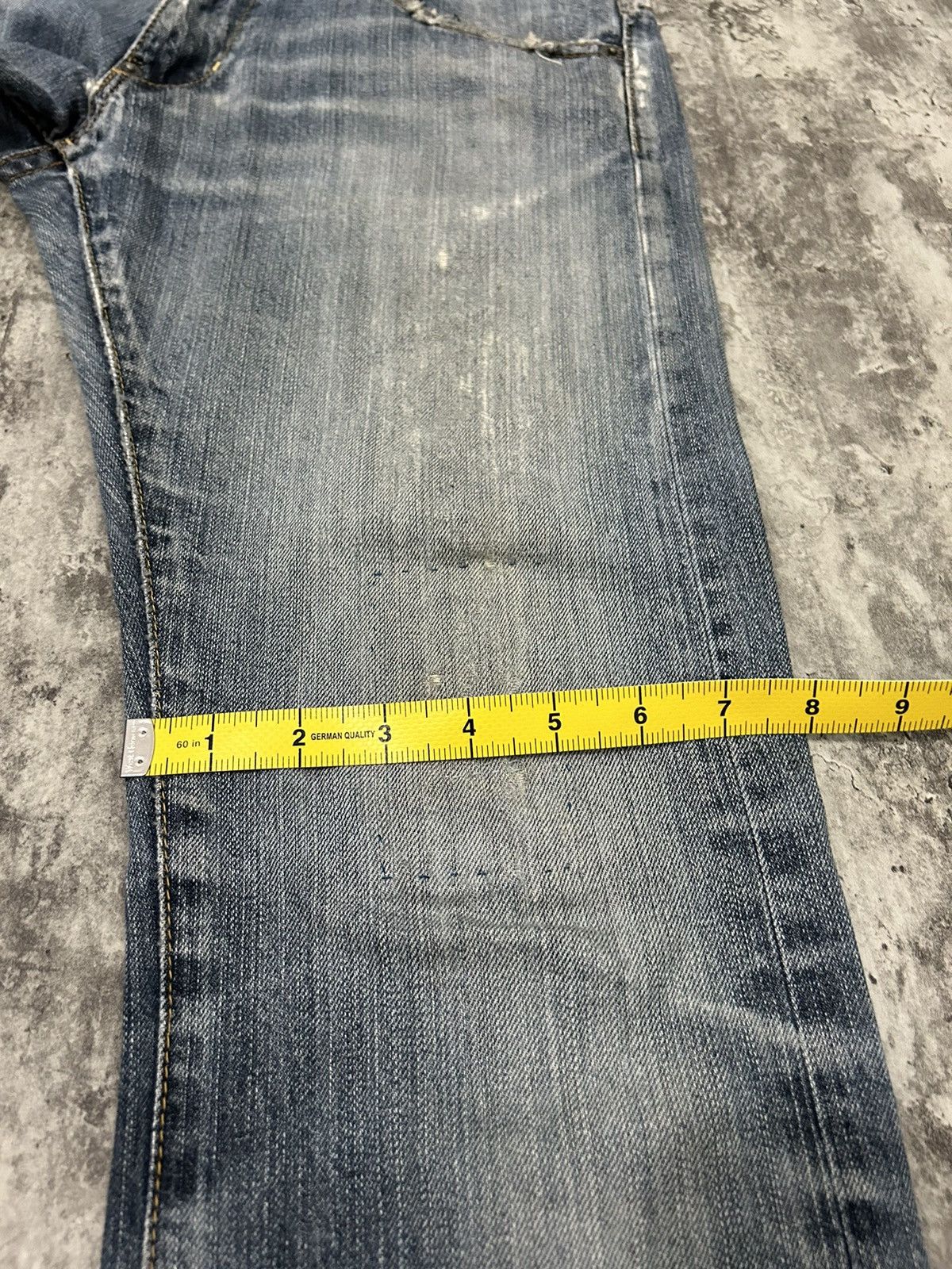Beams Plus × Japanese Brand Beams Japan Faded Wash Distressed Jeans Size US 31 - 21 Thumbnail