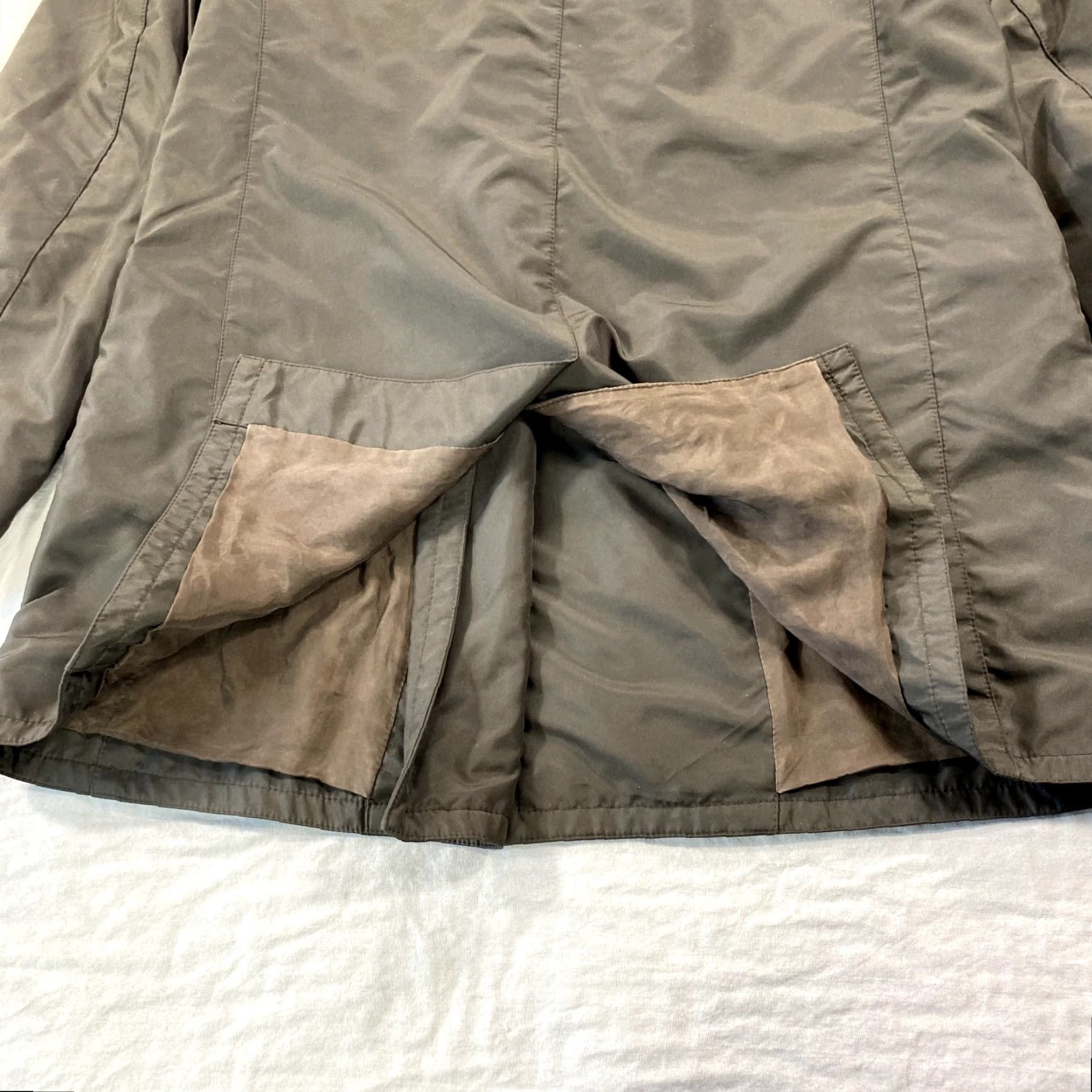 Banana Republic VINTAGE Banana Republic Coat Womens Medium Brown Double Breasted Trench Lined Size M / US 6-8 / IT 42-44 - 5 Thumbnail