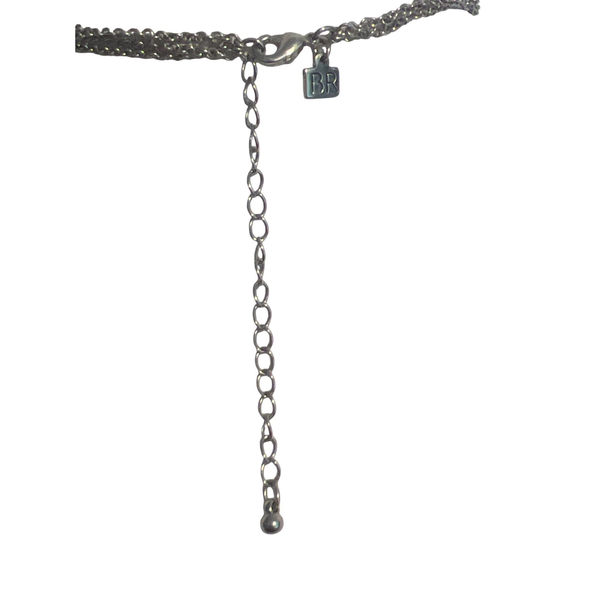 Banana Republic Banana Republic Silver Tone Multi Strand Layered Necklace Tu Size ONE SIZE - 4 Thumbnail