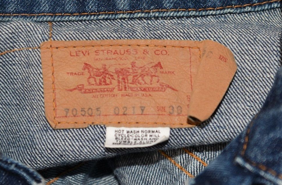 Vintage 60's Levis 70505 E Denim Jacket