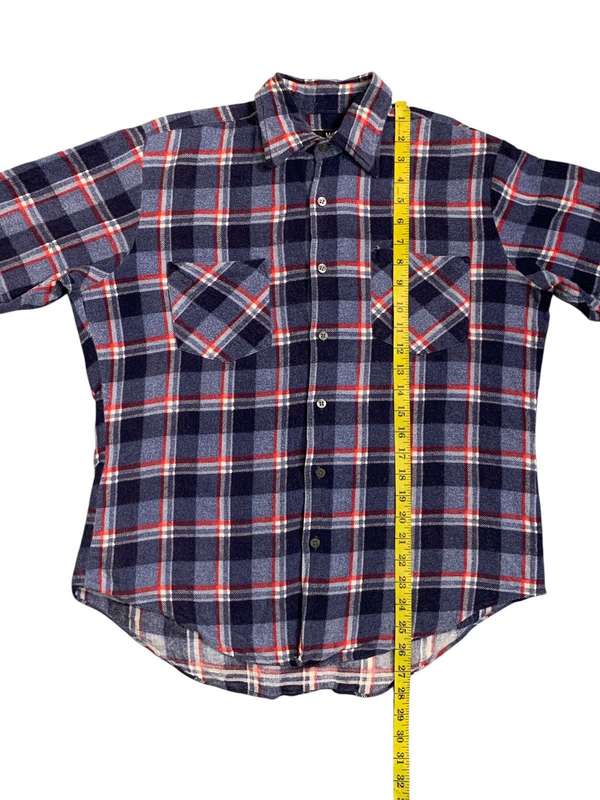 Japanese Brand Rare Design Vancort Button Up Flannel Shirts Size M / US 6-8 / IT 42-44 - 7 Thumbnail