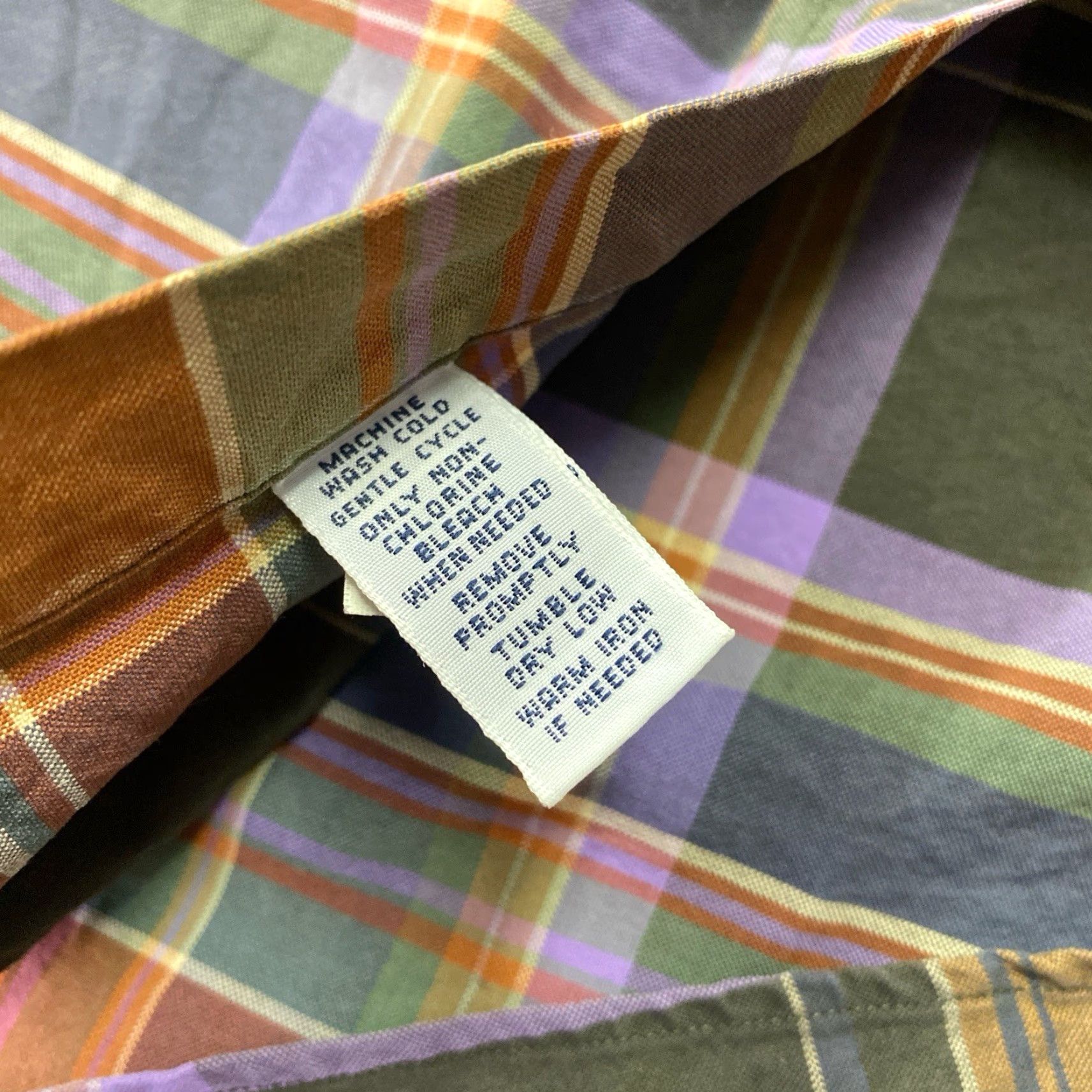 Polo Ralph Lauren VINTAGE Polo Ralph Lauren Plaid Button-Up Shirt XL Men Size US XL / EU 56 / 4 - 5 Thumbnail