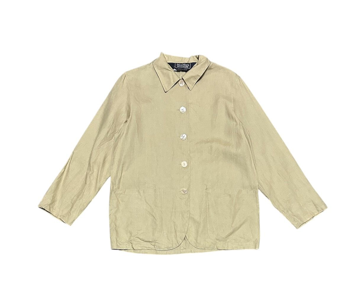 Vintage Vintage Max Mara Chore Shirt Jacket Size US M / EU 48-50 / 2 - 1 Thumbnail