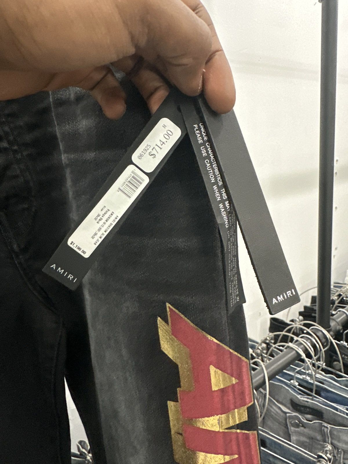 Amiri Amiri Shadow Logo Jeans Size US 30 / EU 46 - 5 Thumbnail