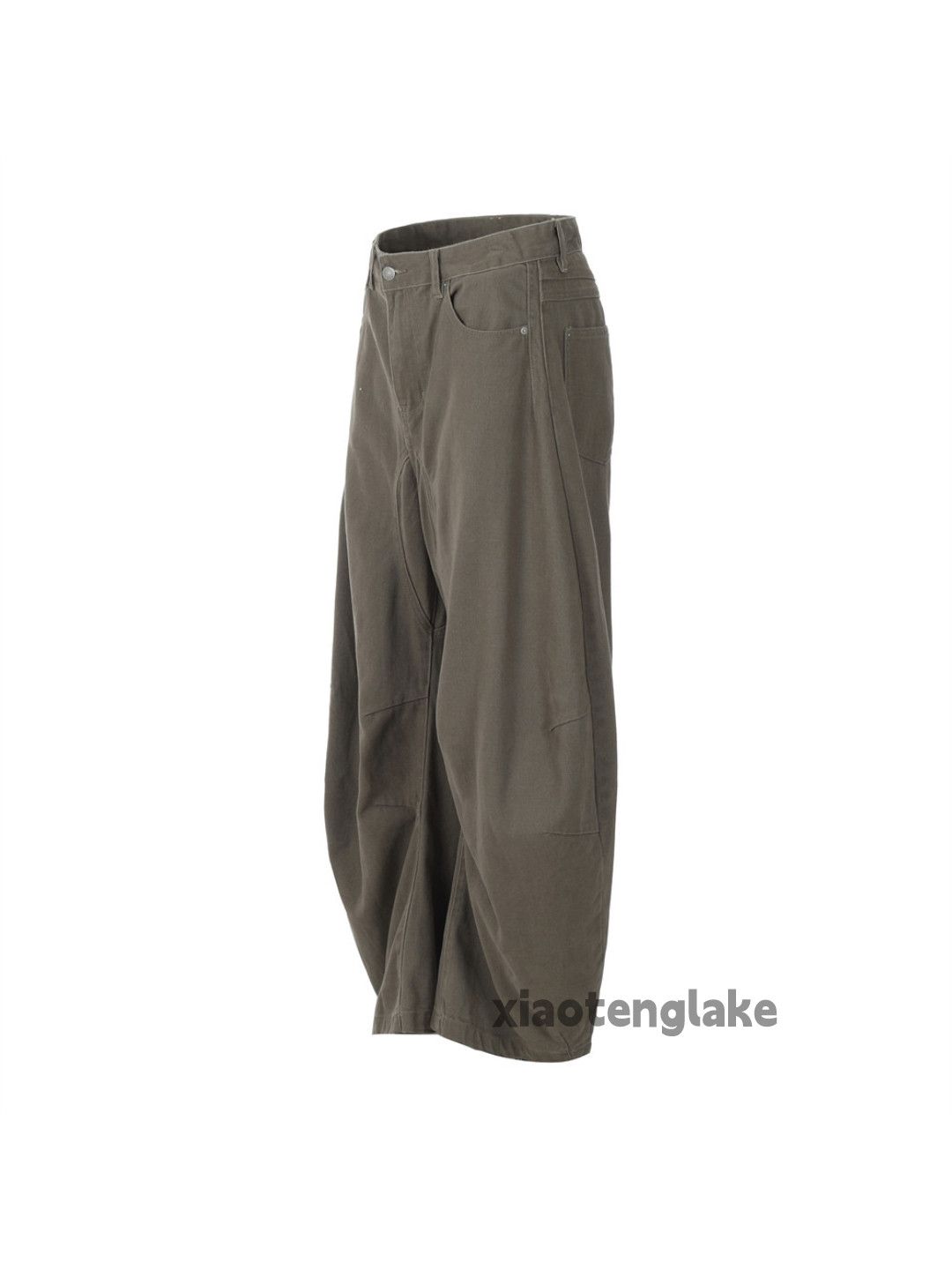 Designer × Japanese Brand × Vintage Unisex washed faded cleanfit patchwork pleated pants Size US 30 / EU 46 - 4 Thumbnail