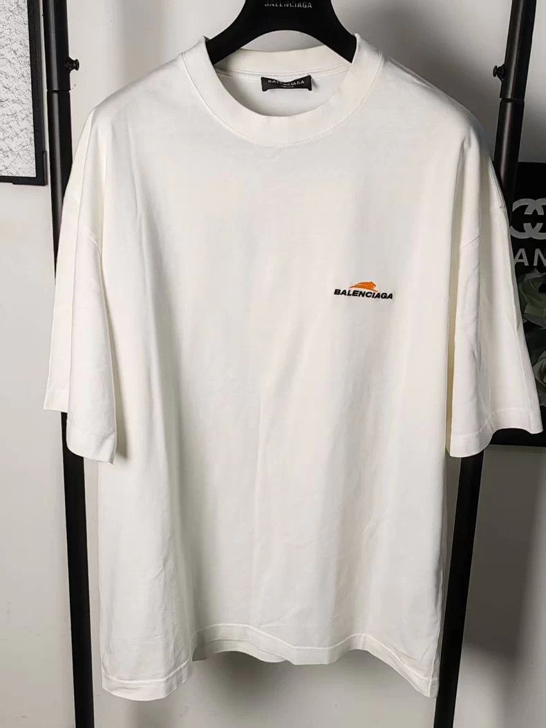 Balenciaga Balenciaga Embroidered Logo Short Sleeve - dmc Size US S / EU 44-46 / 1 - 1 Thumbnail