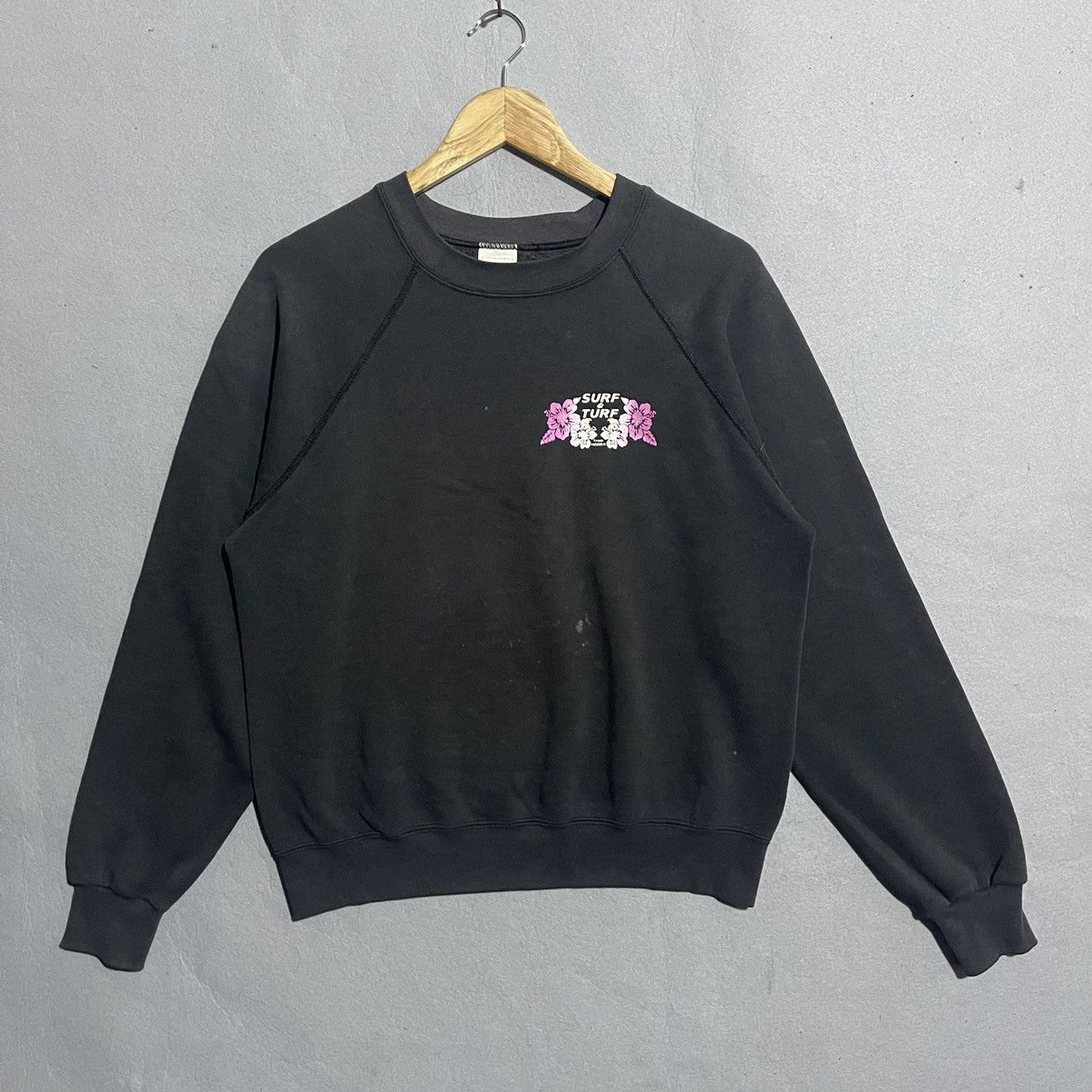 Edwin Vintage 90s Edwin “Surf & Turf” Graphic Sweatshirt Size US L / EU 52-54 / 3 - 3 Thumbnail