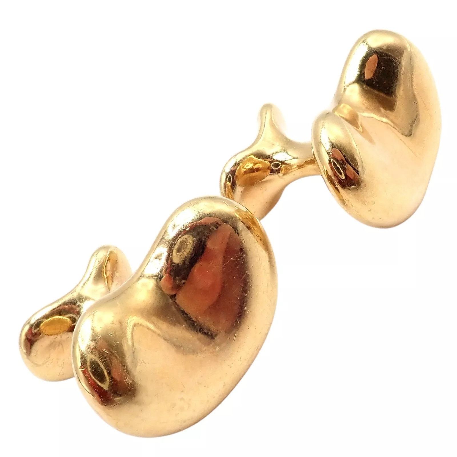 Tiffany & Co. Tiffany & Co Peretti 18k Extra Large Bean Cufflinks Size ONE SIZE - 14 Thumbnail