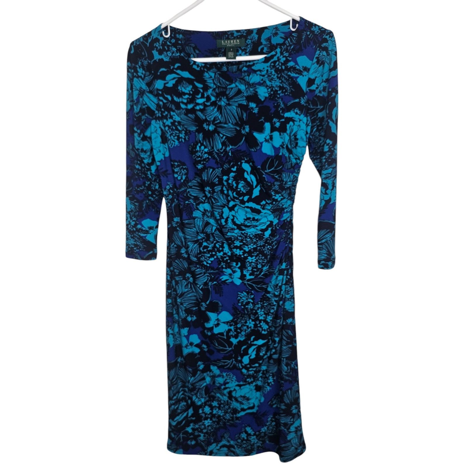 Lauren Ralph Lauren Lauren Ralph Lauren Womens Floral Sheath Dress 2 Career Corp Size XS / US 0-2 / IT 36-38 - 1 Thumbnail