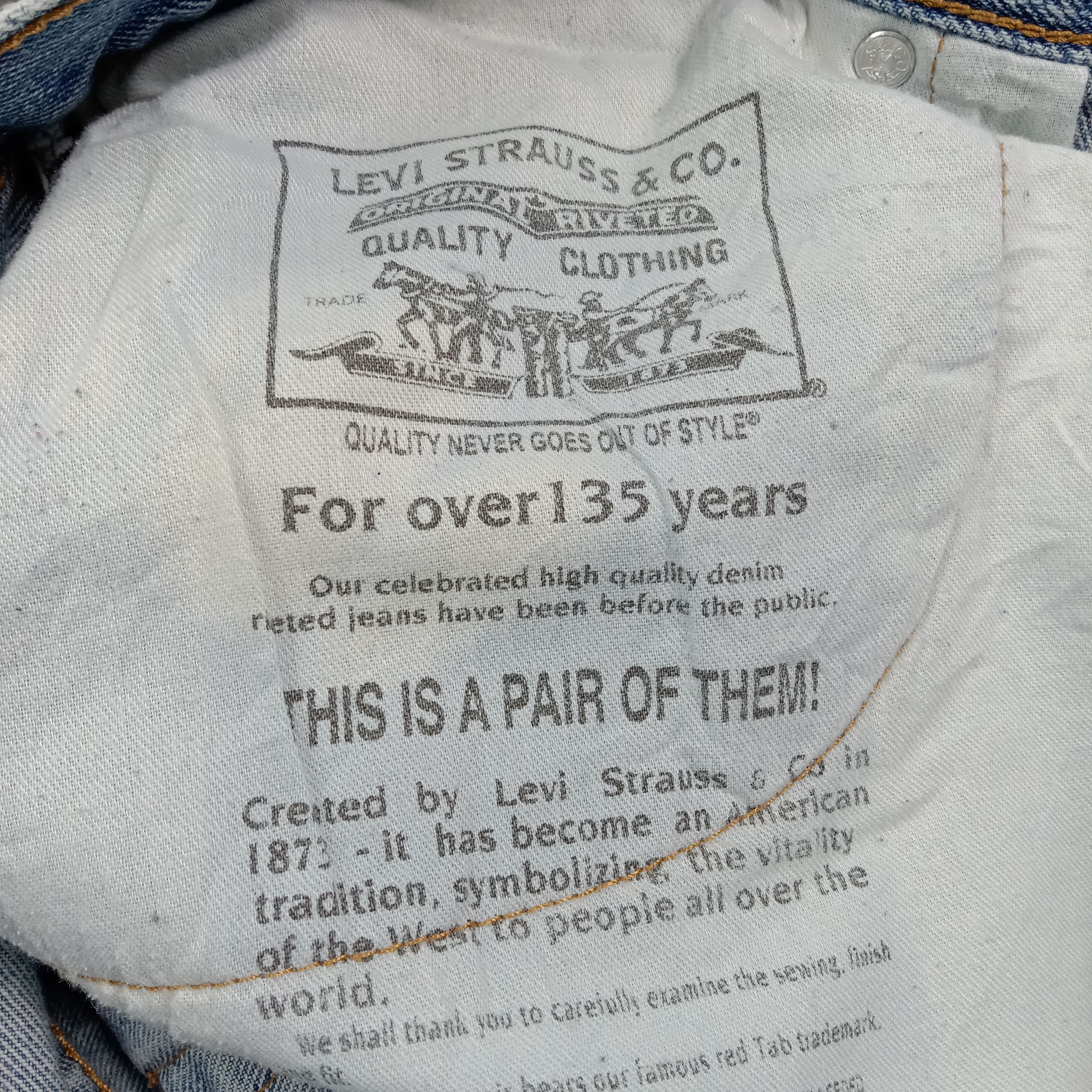 Levi's 90s LEVI'S 550 Distressed Style Denim Jeans C272N7 Size US 36 / EU 52 - 14 Thumbnail