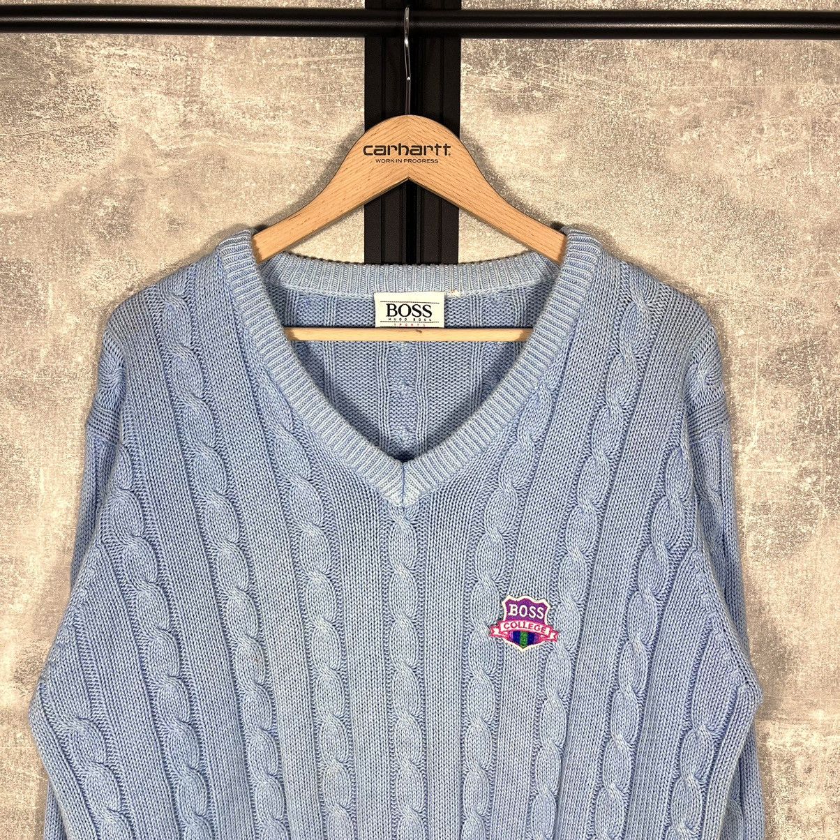Hugo Boss Vintage Hugo Boss 90s Braid Knitted Sweater Archival Knit L Size US L / EU 52-54 / 3 - 2 Thumbnail