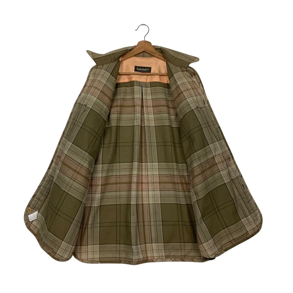 Timberland Vintage 90's TIMBERLAND Checked Flannel Jacket #2588-C117 Size US M / EU 48-50 / 2 - 11 Thumbnail