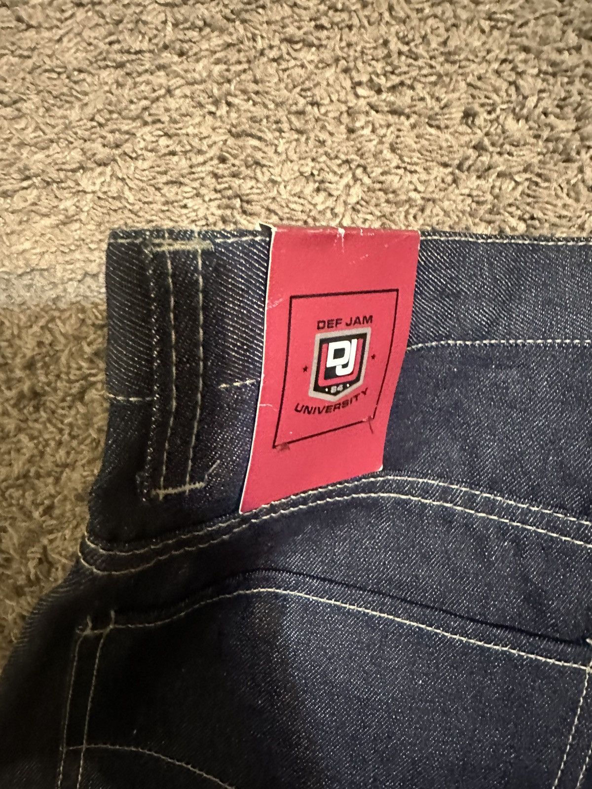 Nike Vintage Def Jam University “triple denim” pants 34x33 Size US 34 / EU 50 - 5 Thumbnail