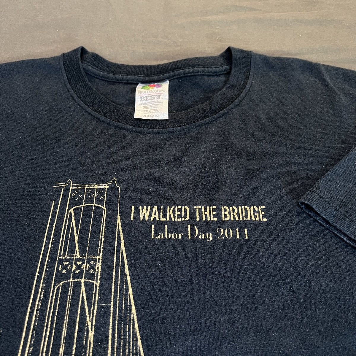 Vintage Vintage Y2K Mackinac Bridge walk Tee XL Streetwear Graphics Size US XL / EU 56 / 4 - 3 Thumbnail