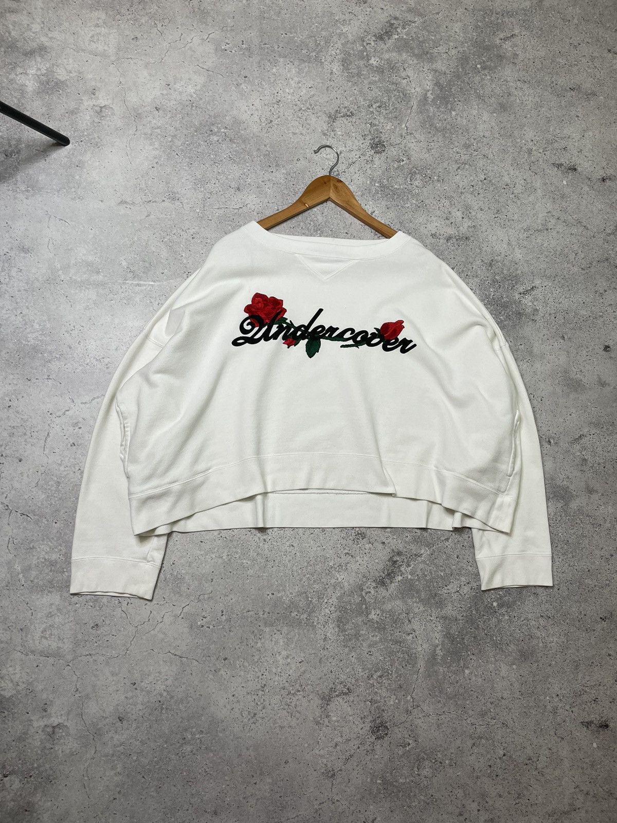 Japanese Brand × Undercover Undercover Japan Graphic Print Crop Top Sweatshirt AW17 Size L / US 10 / IT 46 - 3 Thumbnail
