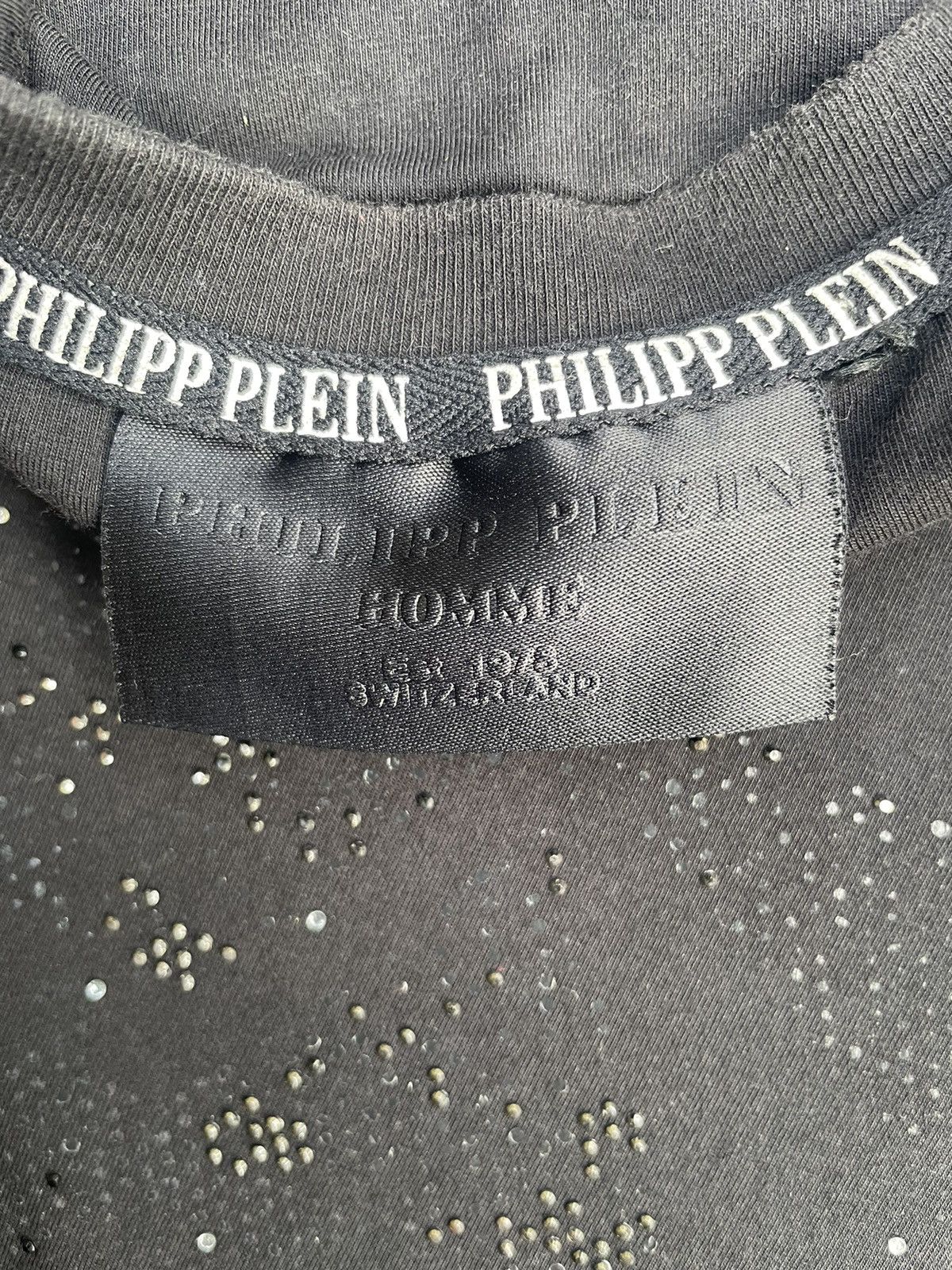 Philipp Plein Philipp Plein Homme Beads Skull Tshirt Size US L / EU 52-54 / 3 - 14 Thumbnail