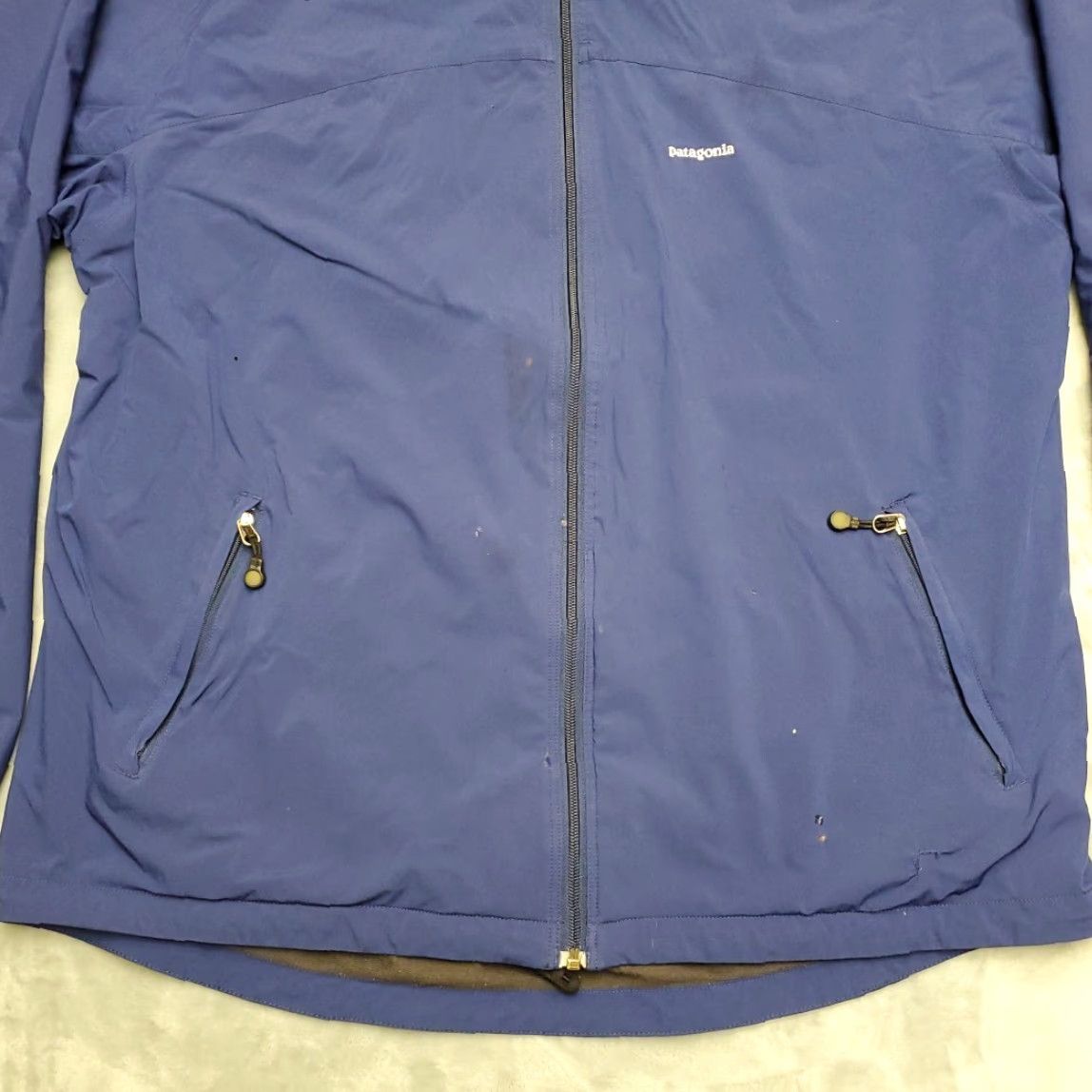 Patagonia Patagonia Jacket Mens XL Blue Fleece Lined Softshell Outdoor Full Zip Windbreaker Size US XL / EU 56 / 4 - 2 Thumbnail