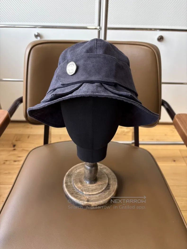 Chanel Chanel Dark blue big brim dress collar design fisherman's Size ONE SIZE - 1 Thumbnail