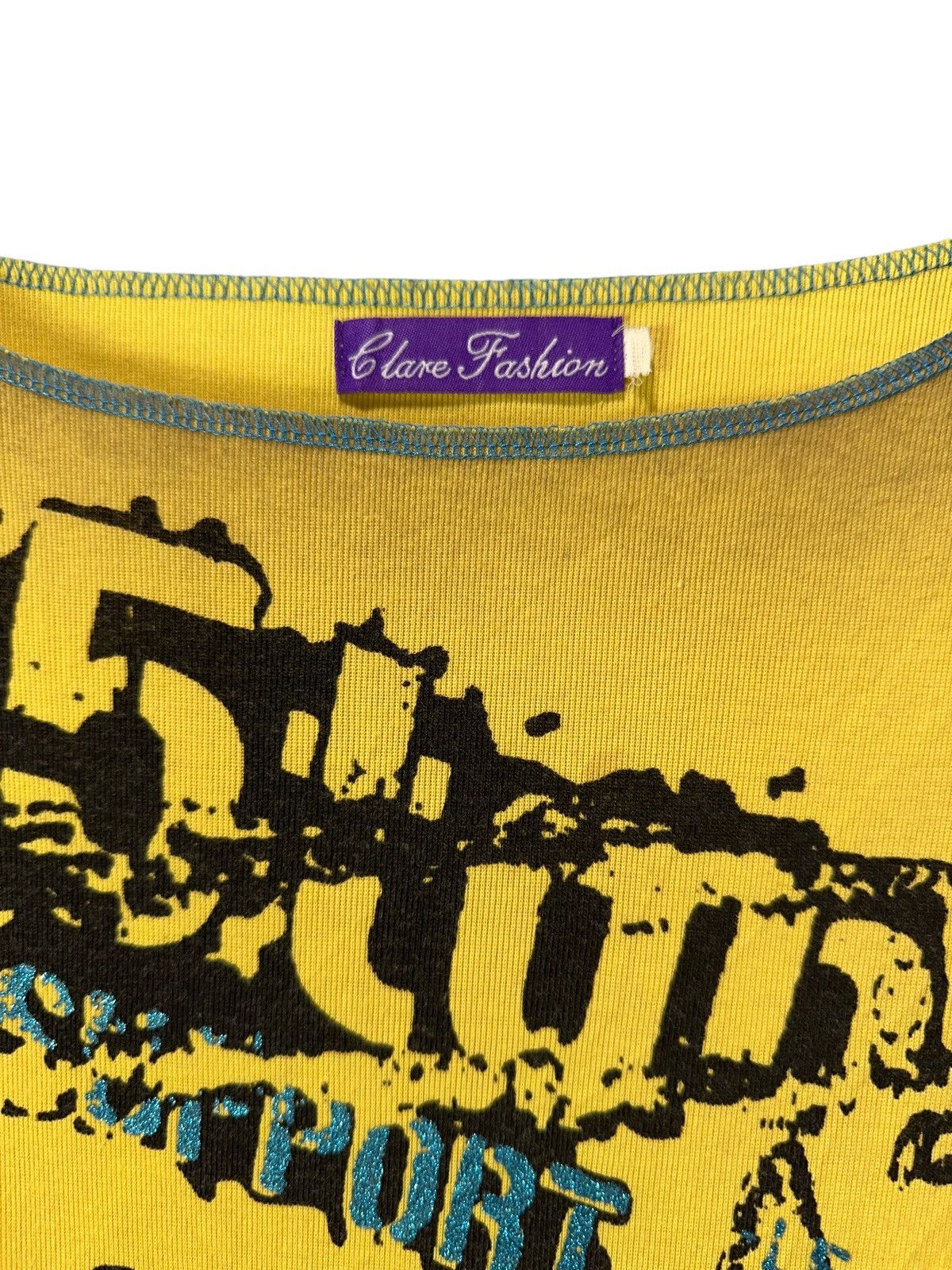 Hysteric Glamour TRASHED Clare LONG SLEEVE POEM IFSIXWASNINE LGB STYLE Size US XS / EU 42 / 0 - 4 Thumbnail