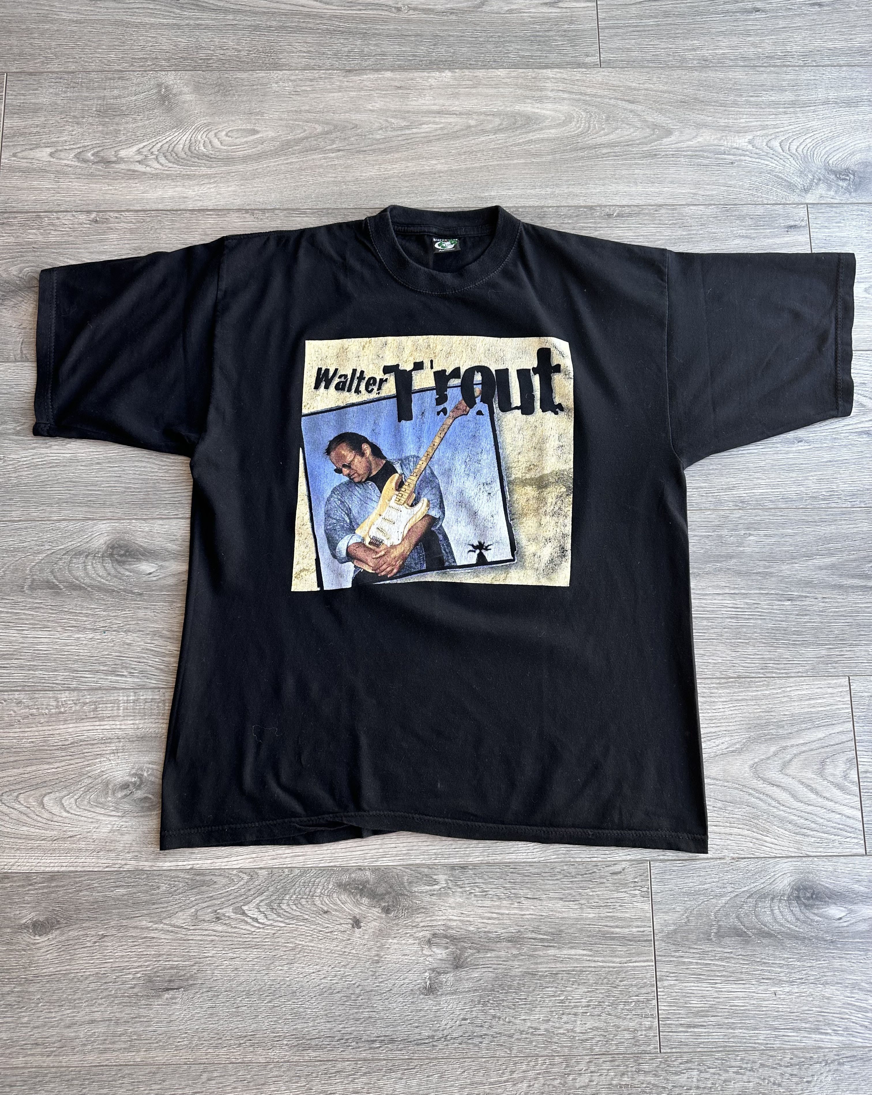 Band Tees × Vintage Walter Trout band t shirt 1998 tour Size US XL / EU 56 / 4 - 1 Thumbnail