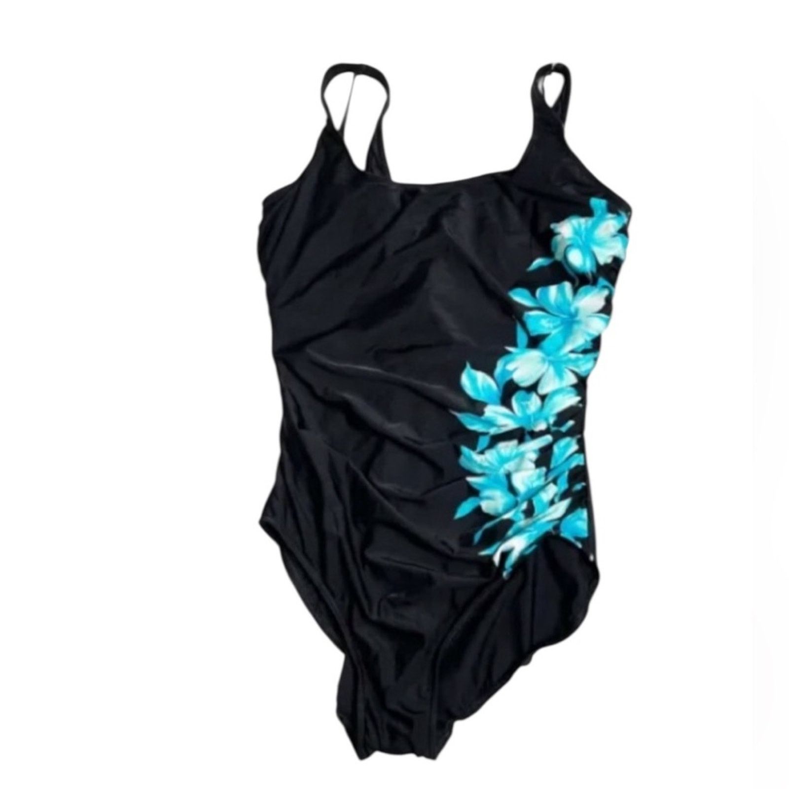 0 Miraclesuit Fauxkini 1 pc Swimsuit Caribbean Blue/Geranium Size ONE SIZE - 3 Thumbnail