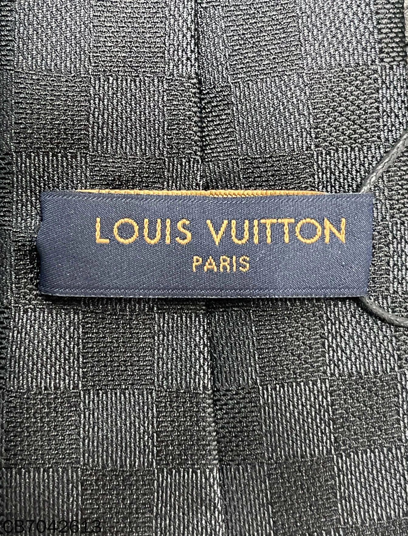 Louis Vuitton LV 99 new silk black tie Size ONE SIZE - 4 Thumbnail