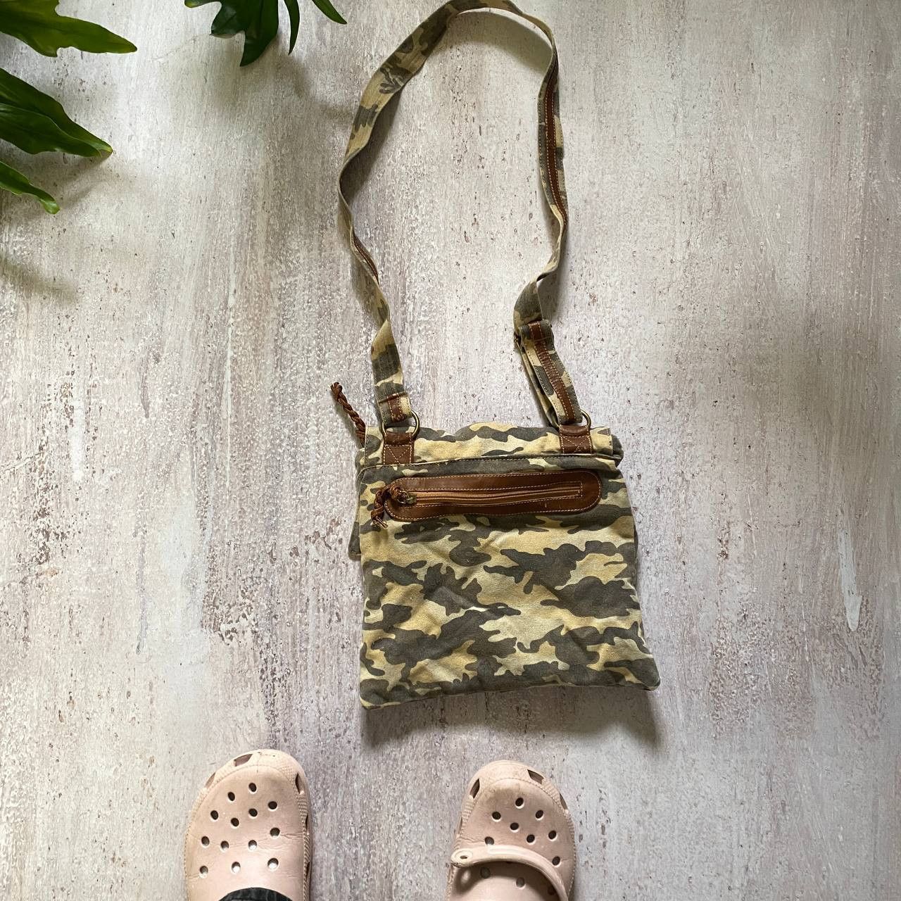 Japanese Brand VINTAGE Y2K DAVID JONES CAMO JAPANESE MILITARY CROSSBODY BAG Size ONE SIZE - 2 Thumbnail