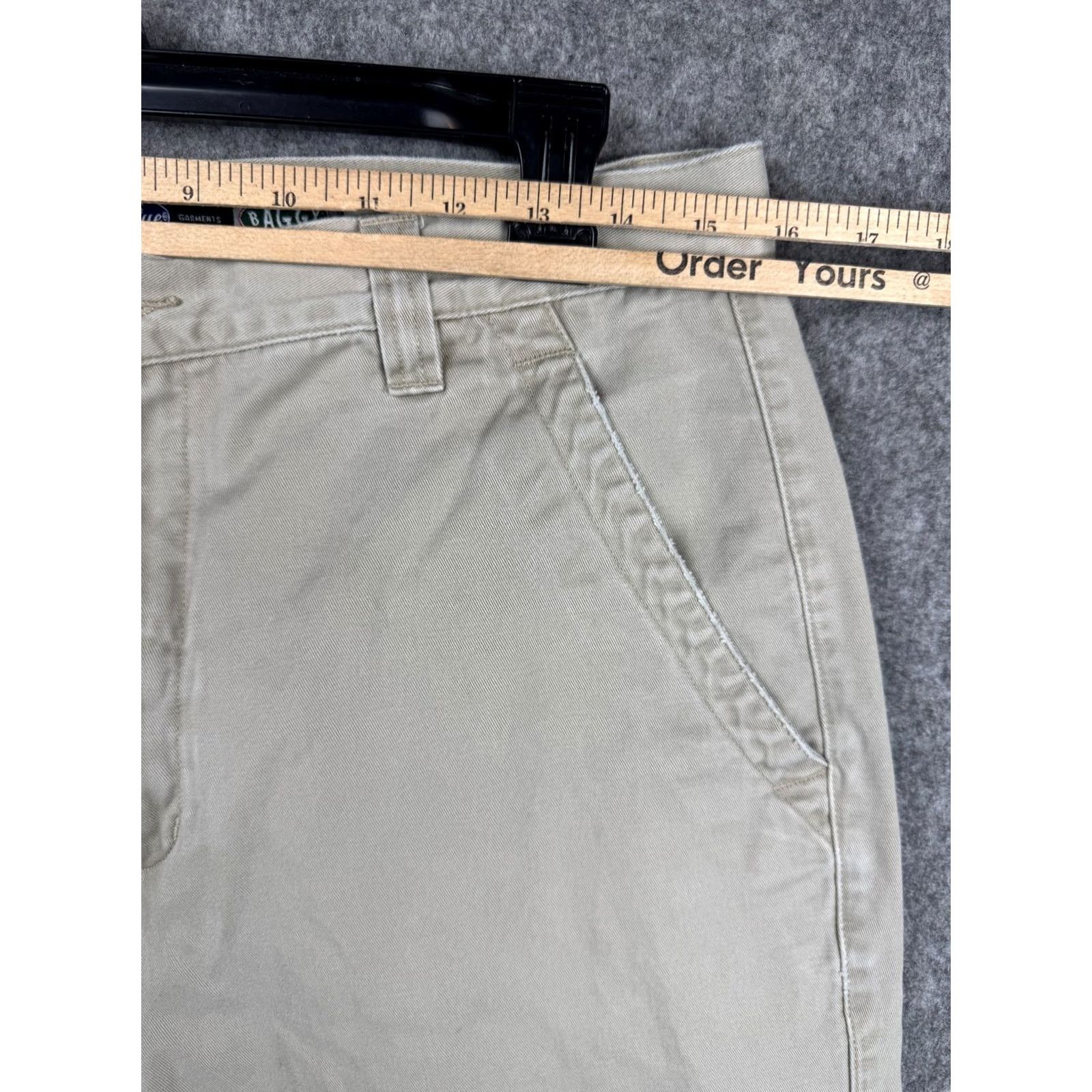 Anchor Blue VINTAGE Anchor Blue Pants Mens 32x32 Beige Baggy 90s Grunge Hip Hop Chino Wide-Leg Relaxed 25 Inseam Mens Size US 32 / EU 48 - 4 Thumbnail