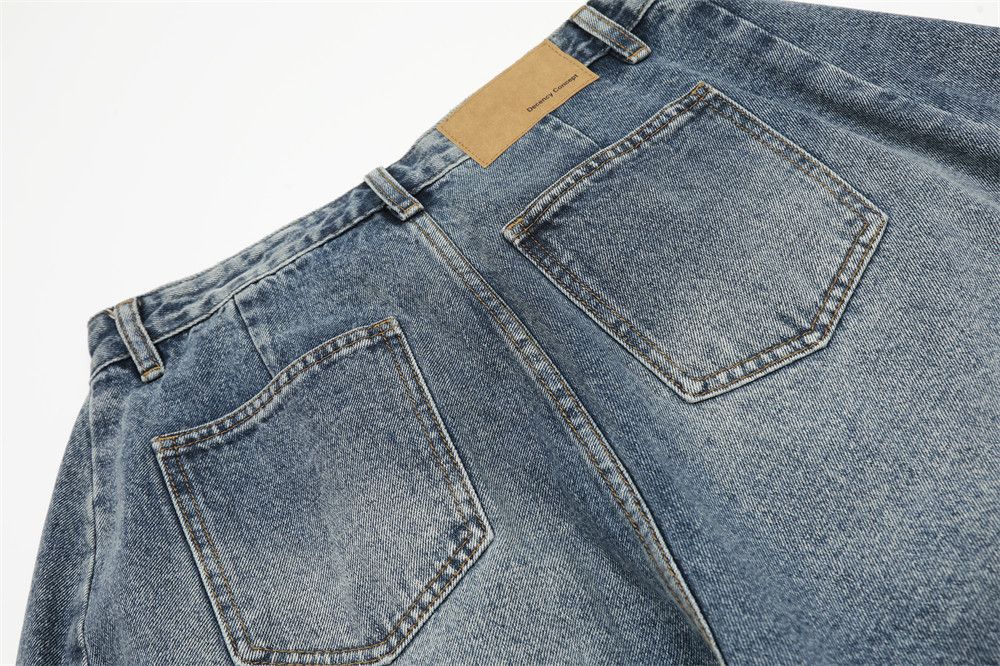 Japanese Brand × Jean American retro washed loose distressed punk denim shorts Size US 32 / EU 48 - 6 Thumbnail