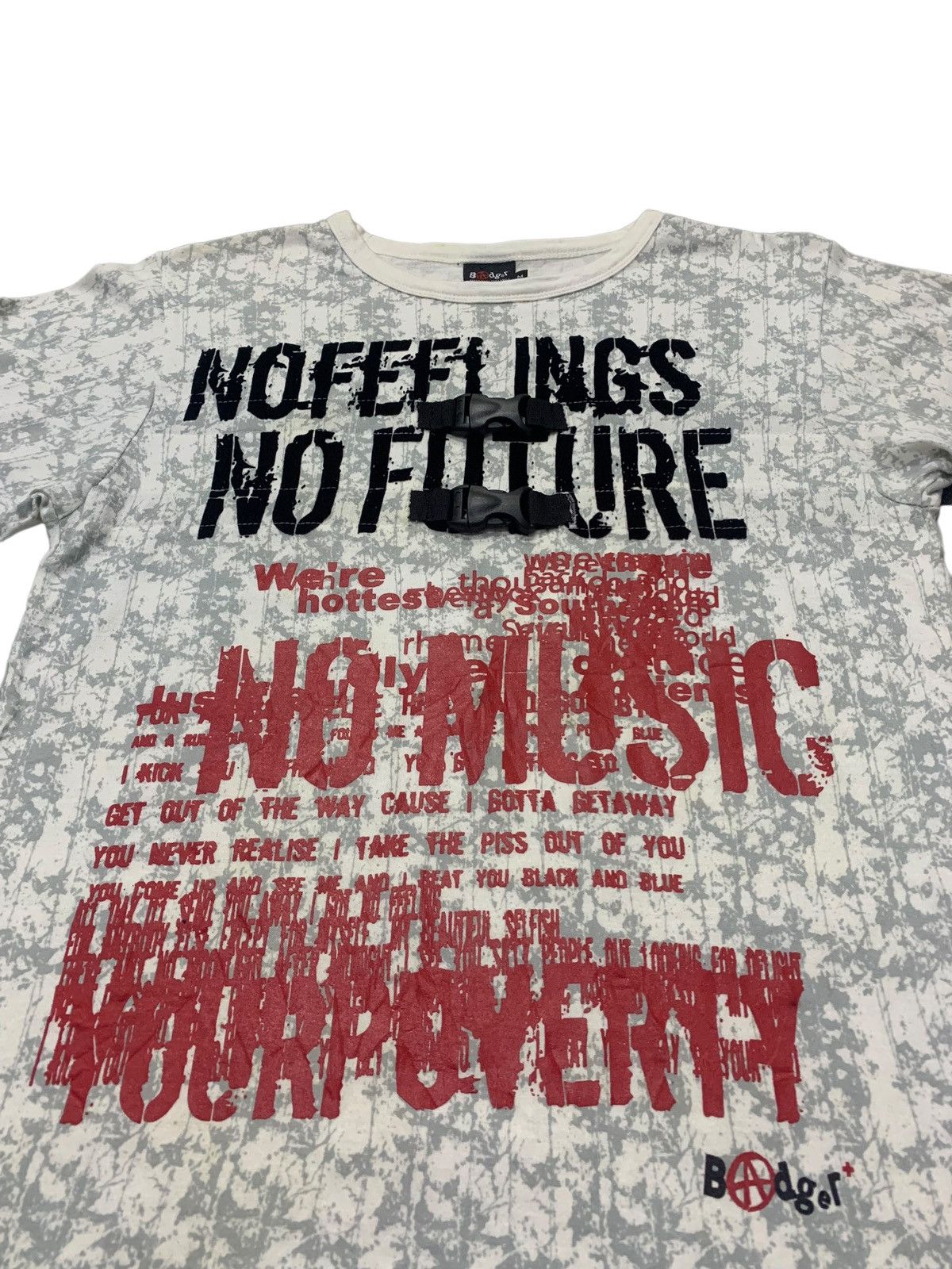 Hysteric Glamour × If Six Was Nine Badger Japan No Feeling No Future Poems Bondage L/S Tees Size US M / EU 48-50 / 2 - 2 Thumbnail