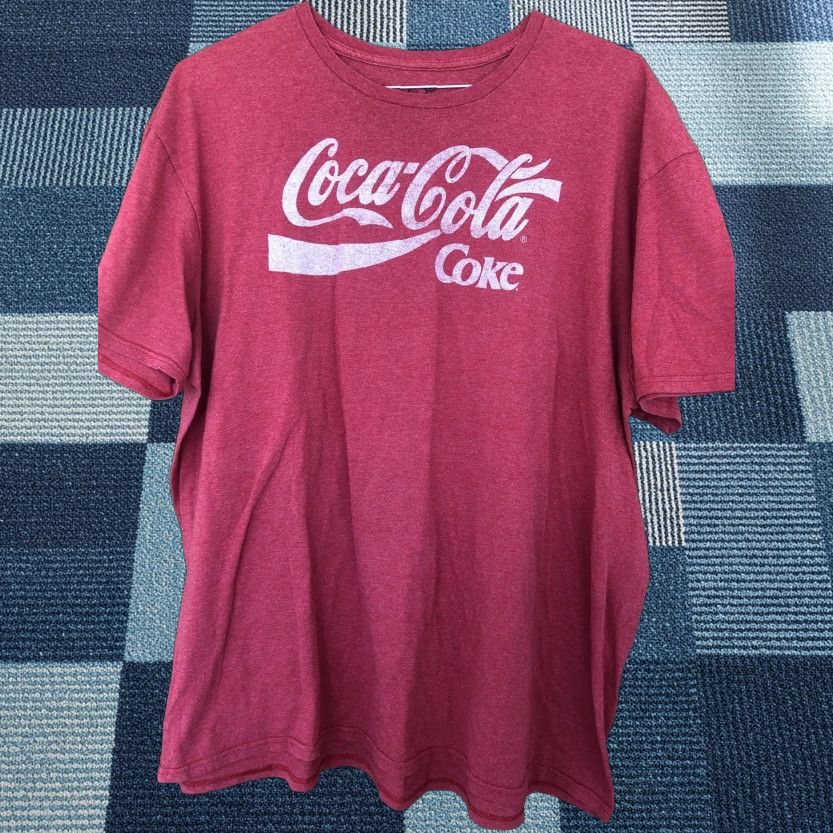 Vintage Coca Cola Coke T-Shirt Mens 2XL Red Short Sleeve Logo Graphic T-Shirt Size US XXL / EU 58 / 5 - 1 Thumbnail