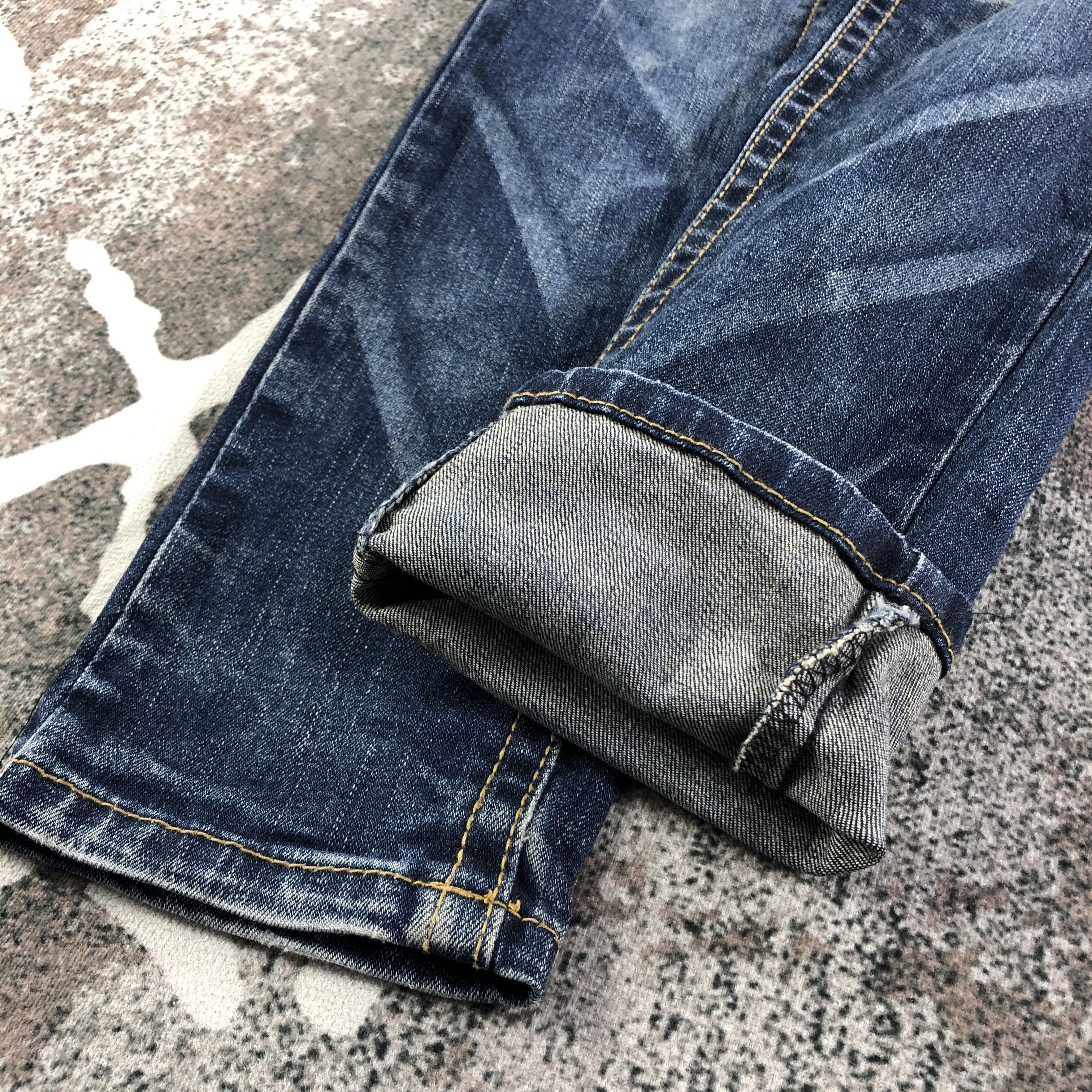 Japanese Brand Lolita Jeans Faded Blue Skinny Denim KJ1759 Size 30" / US 8 / IT 44 - 6 Thumbnail