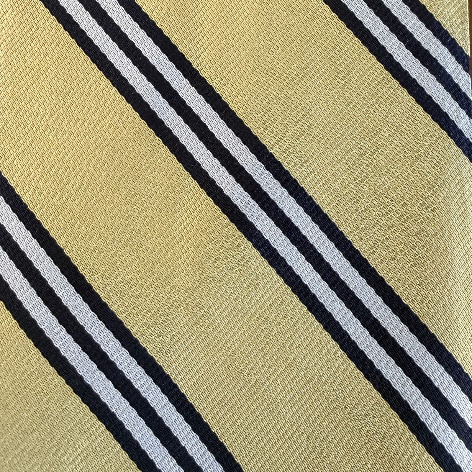 Brooks Brothers Brooks Brothers Basics Yellow Striped Silk Tie Size ONE SIZE - 1 Thumbnail