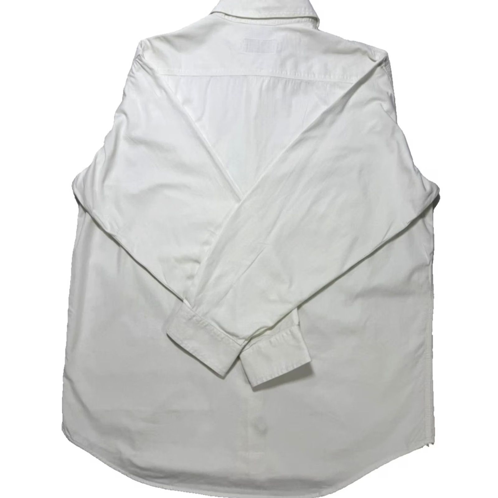 Valentino Valentino Button-Up Shirt Mens White Cotton Denim Long Sleeve - Size M, Casual, Fall/Spring/Summer, Regular Fit, Vintage No Size US M / EU 48-50 / 2 - 7 Thumbnail