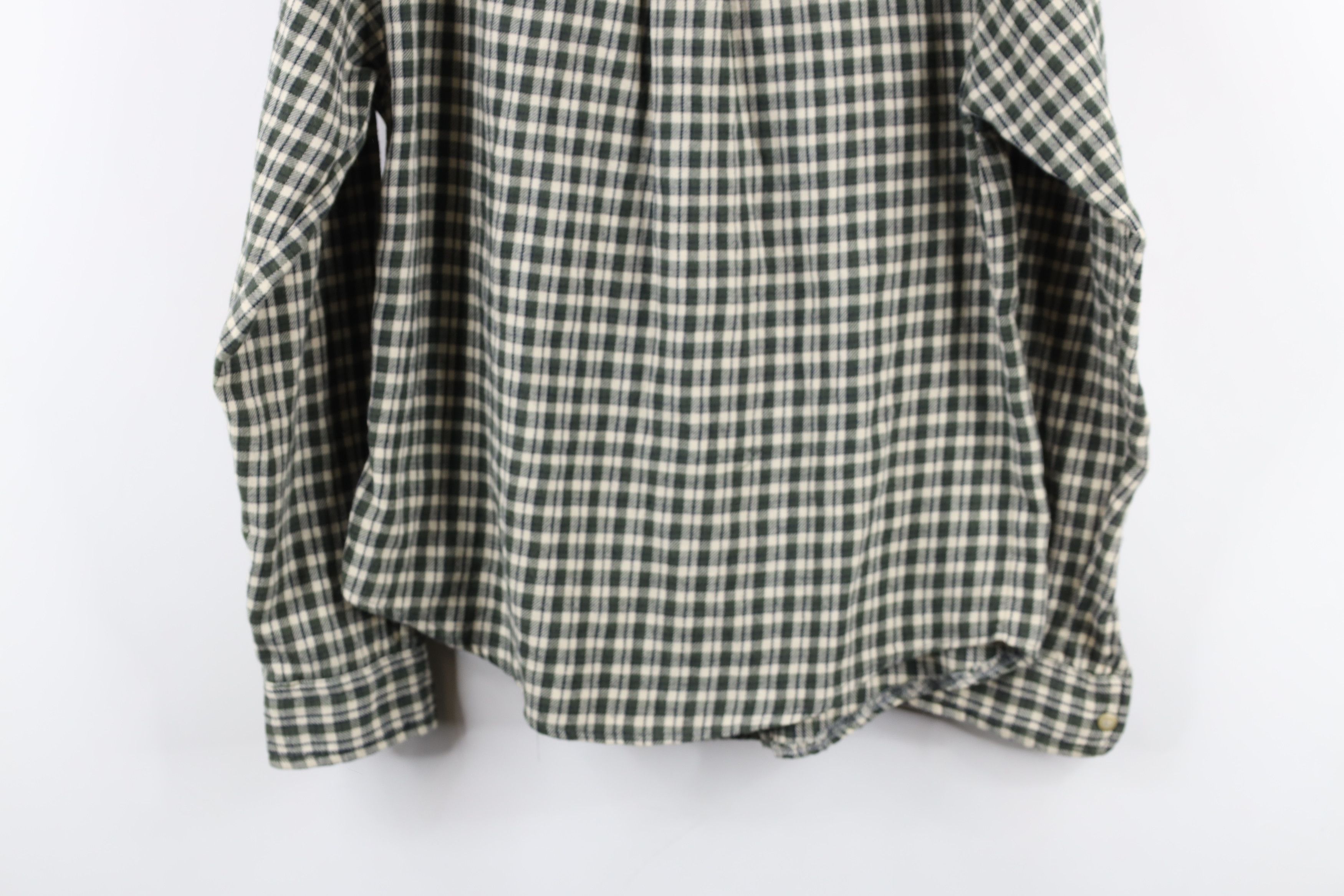 J.Crew × Vintage Vintage 90s J Crew Flannel Collared Button Down Shirt Plaid Size US S / EU 44-46 / 1 - 10 Thumbnail