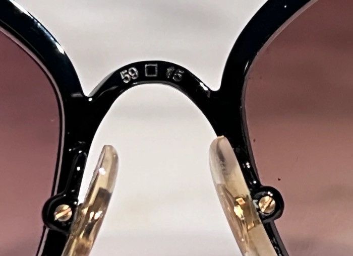 Cartier Cartier Trinity Cat Eye Black Gold Sunglassee Size ONE SIZE - 6 Thumbnail
