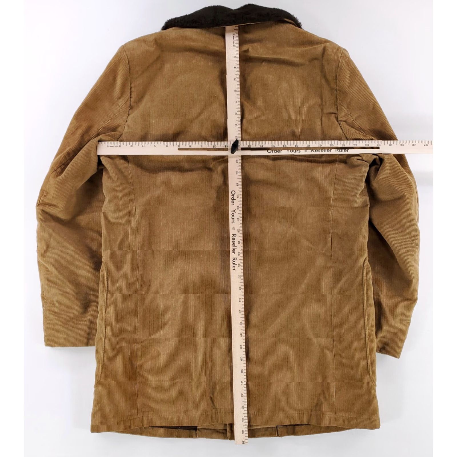 Sears Sears Corduroy Jacket Overcoat Lined Brown Mens 42 Tall Size US XS / EU 42 / 0 - 6 Thumbnail