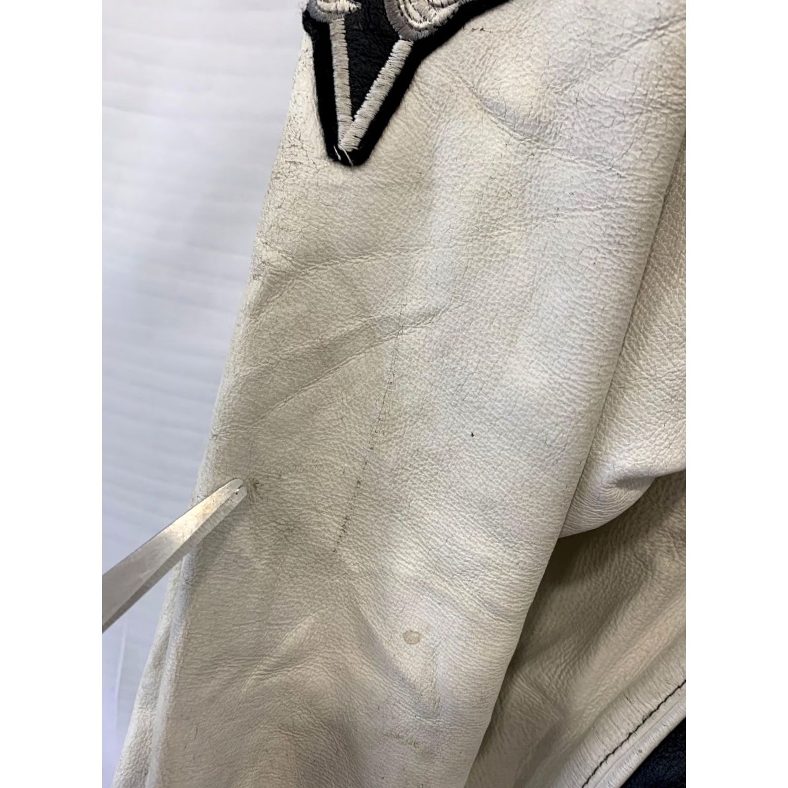 Southpole Southpole 2XL Leather Varsity Jacket Men's White Black Y2K Streetwear Sports Size US XXL / EU 58 / 5 - 7 Thumbnail