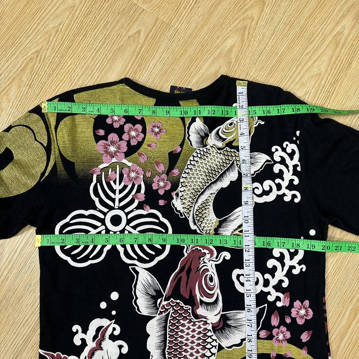 Karakuri Tamashii Vintage Japanese Sukajan Classic Art Koi Fish A844 Size US L / EU 52-54 / 3 - 7 Thumbnail