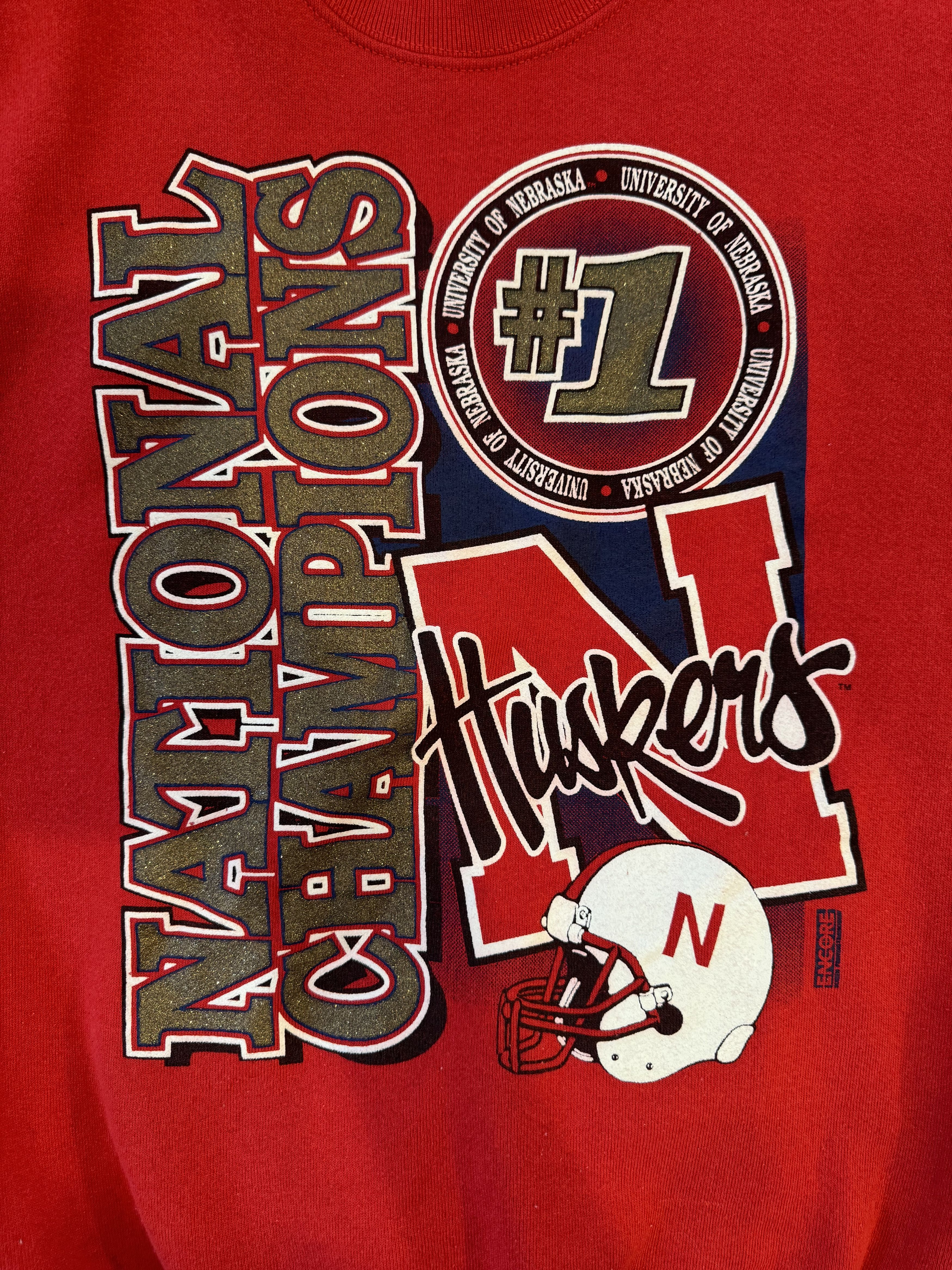 NCAA × Vintage 1994 Nebraska Cornhuskers National Champions Crewneck Size US L / EU 52-54 / 3 - 3 Thumbnail