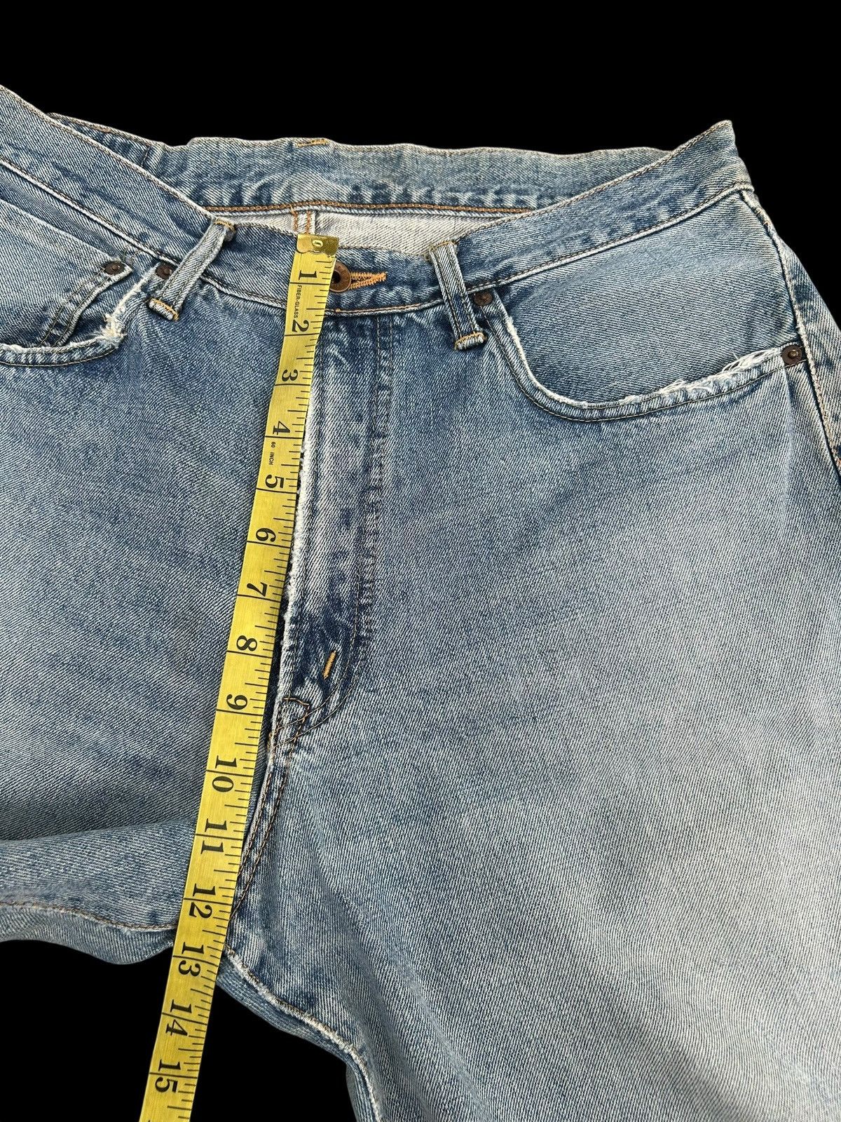 Kapital Thrashed Vintage Edwin 505 Selvedge Short Denim jeans Size US 34 / EU 50 - 17 Thumbnail
