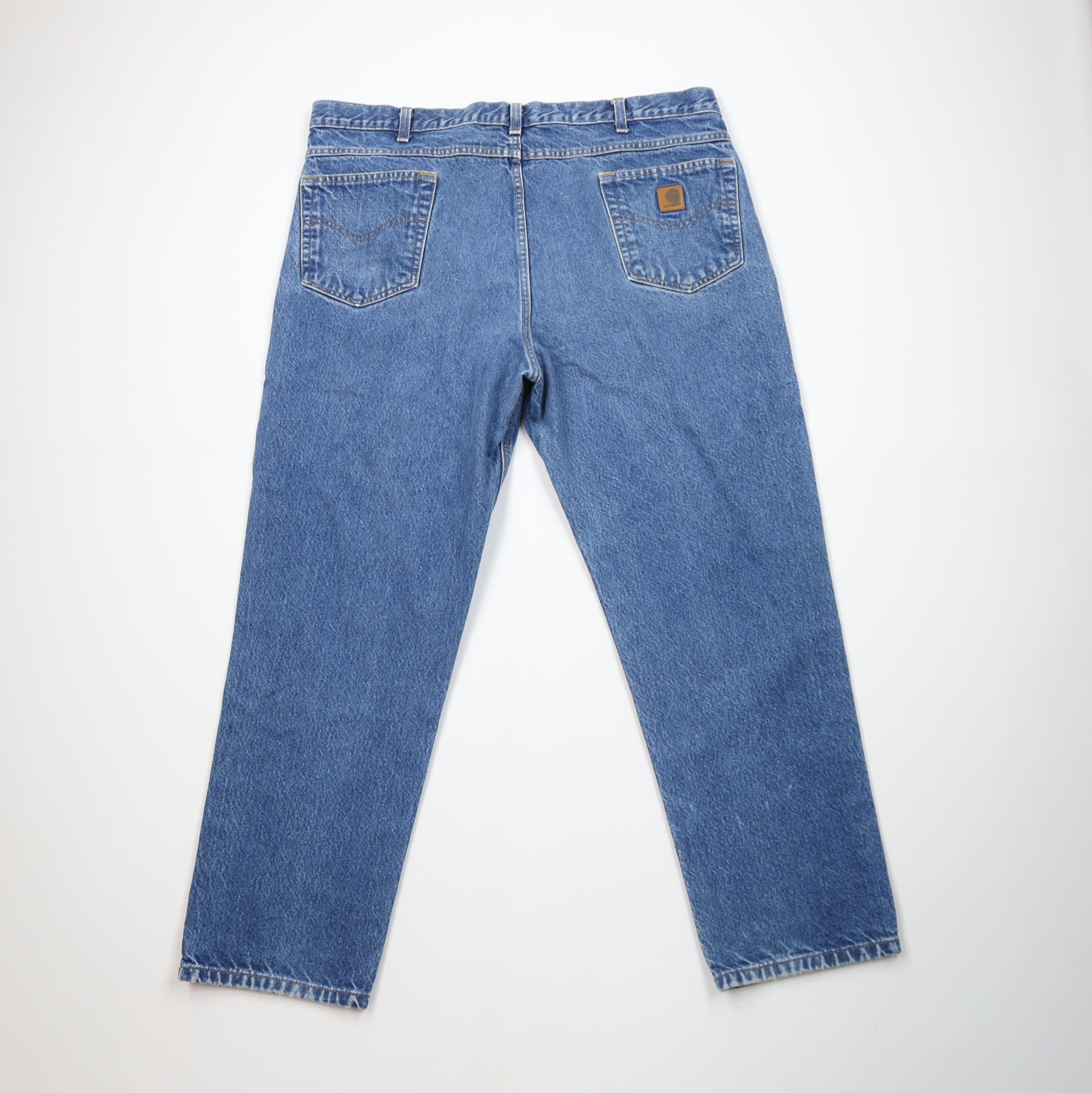 Carhartt Vintage Y2K Carhartt Spell Traditional Fit Denim Jeans Blue Size US 42 / EU 58 - 10 Thumbnail